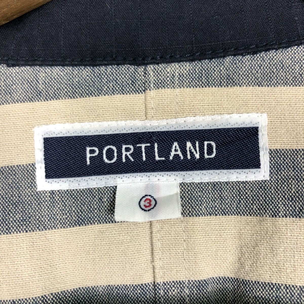 45rpm 🔥VINTAGE CHORE JACKET BLANKET STRIPED PORTLAND ISSEY MIYAKE Size US M / EU 48-50 / 2 - 19 Thumbnail