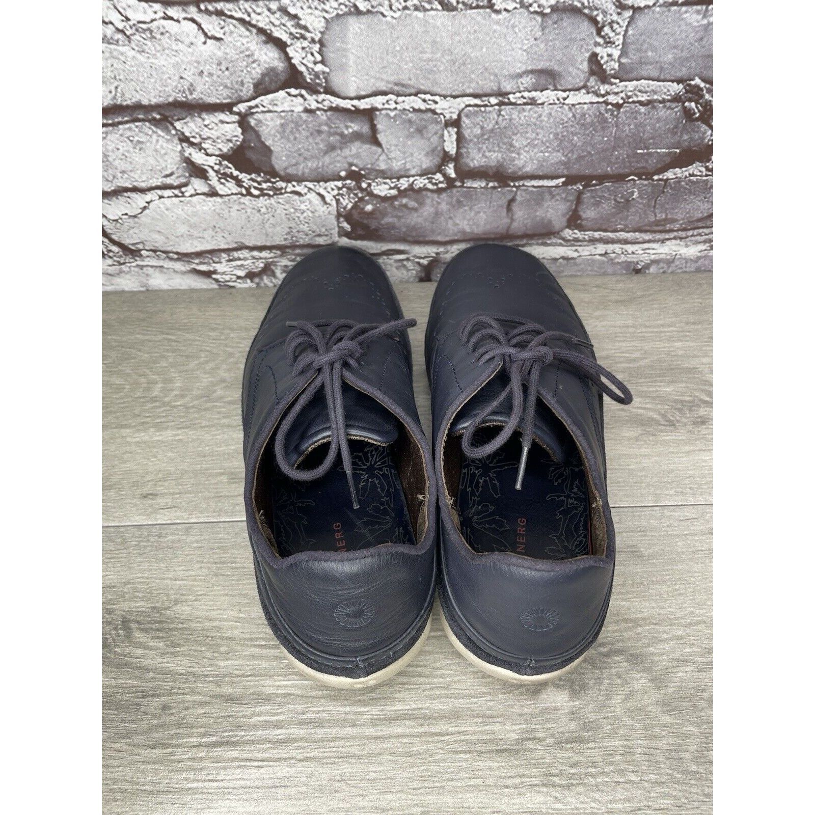 Ugg UGG Energ Blue Leather Cali Wingtip Derby Shoes Men’s Sz 8.5 Size US 8.5 / EU 41-42 - 6 Thumbnail