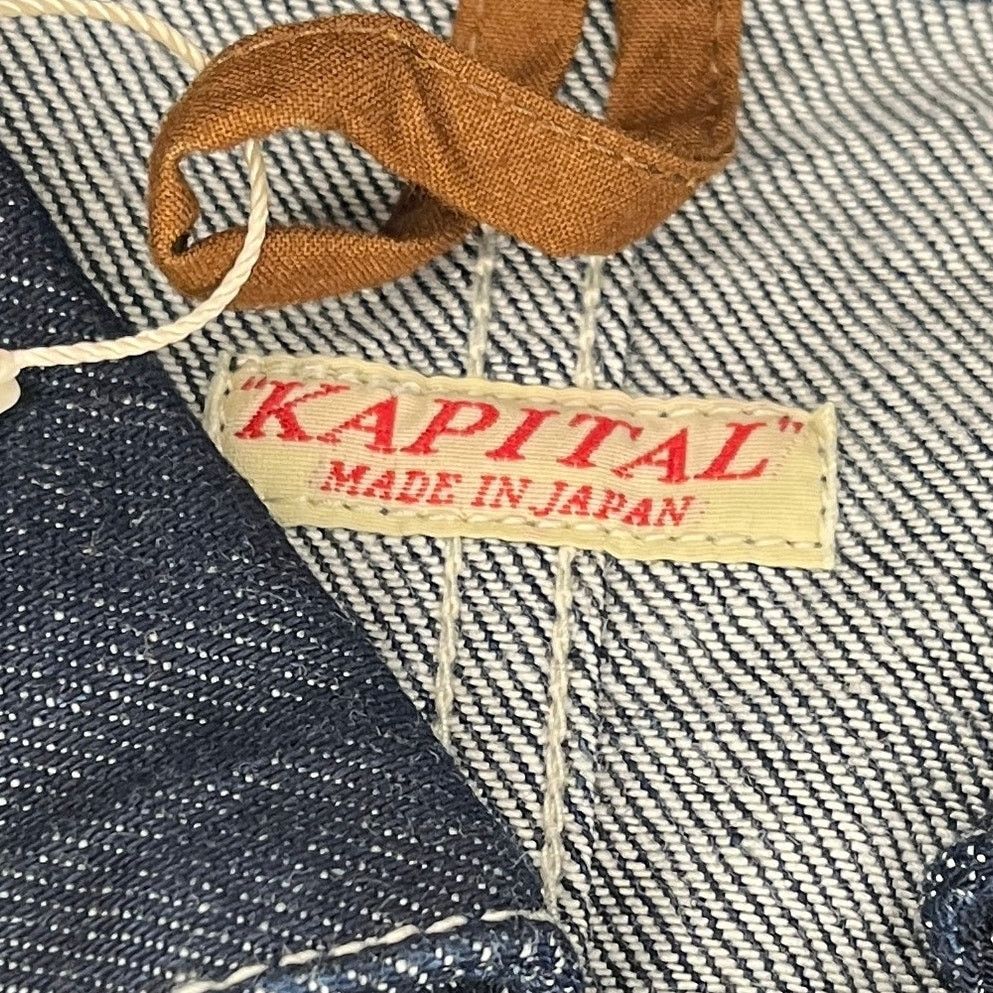 Kapital Kapital 11.5oz Denim x 8oz Denim Appleman Coverall Ringoman Size US XXL / EU 58 / 5 - 5 Thumbnail