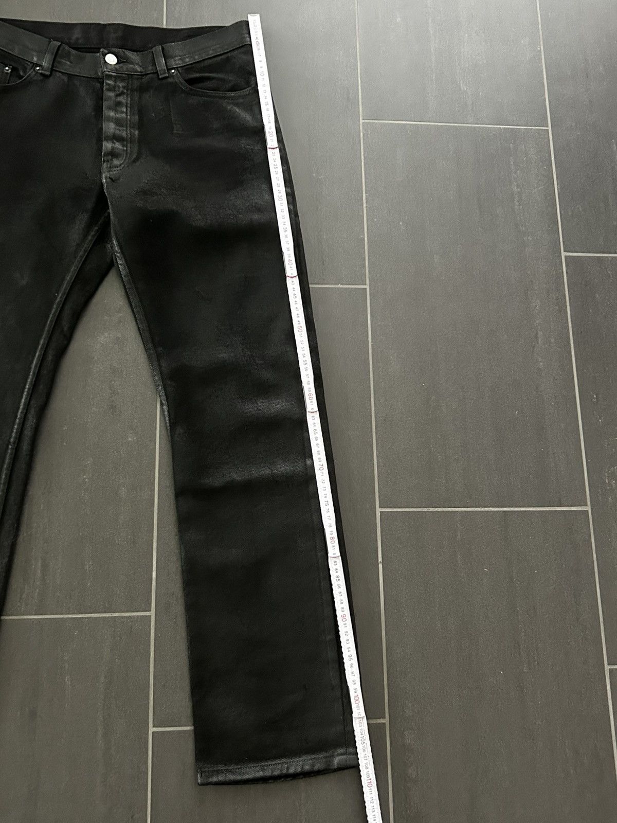 Helmut Lang Helmut Lang Wax-Coated Bootcut Jeans Size US 32 / EU 48 - 9 Thumbnail