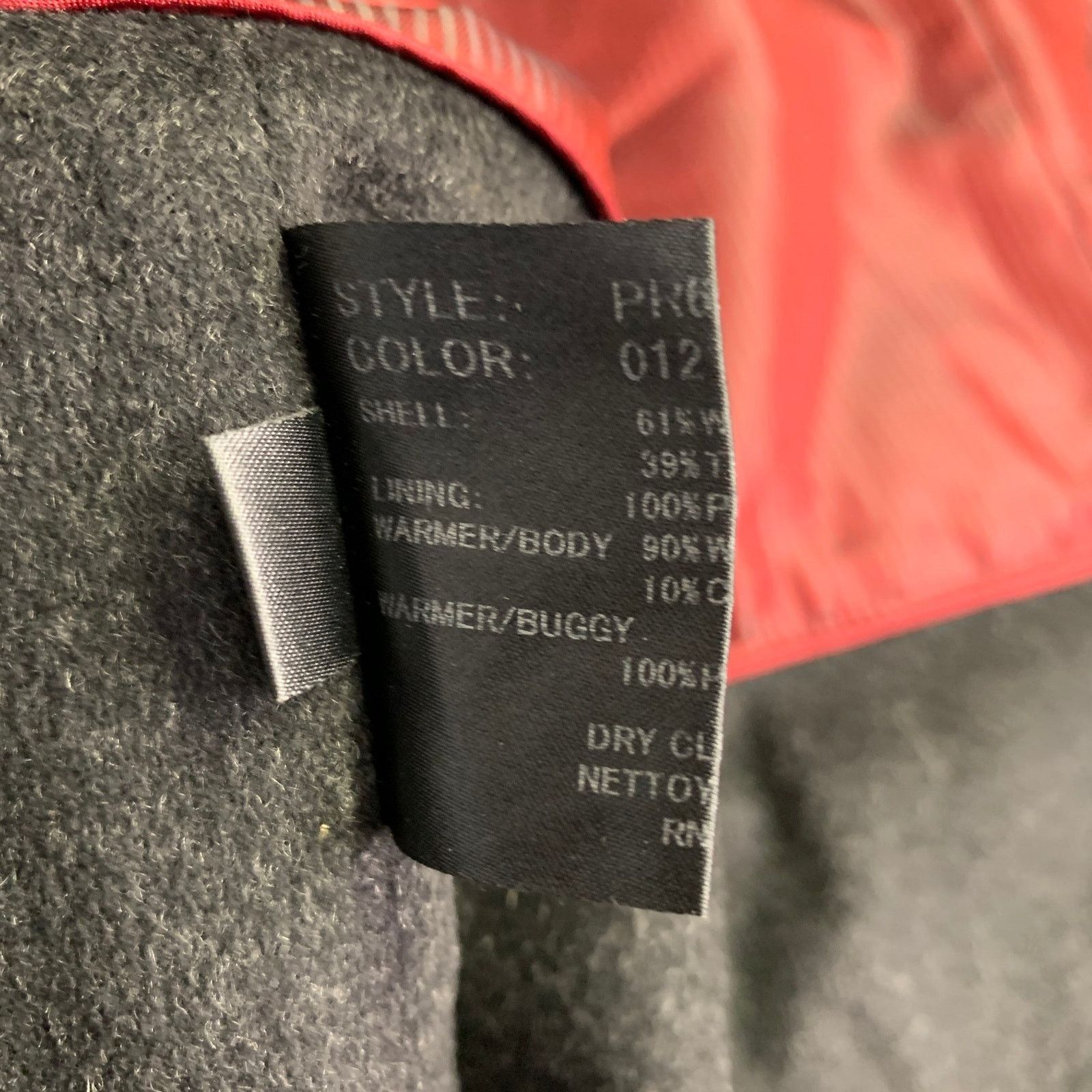 Sanyo Charcoal Wool Blend Rain Repellent Hidden Buttons Coat Size US XL / EU 56 / 4 - 6 Thumbnail