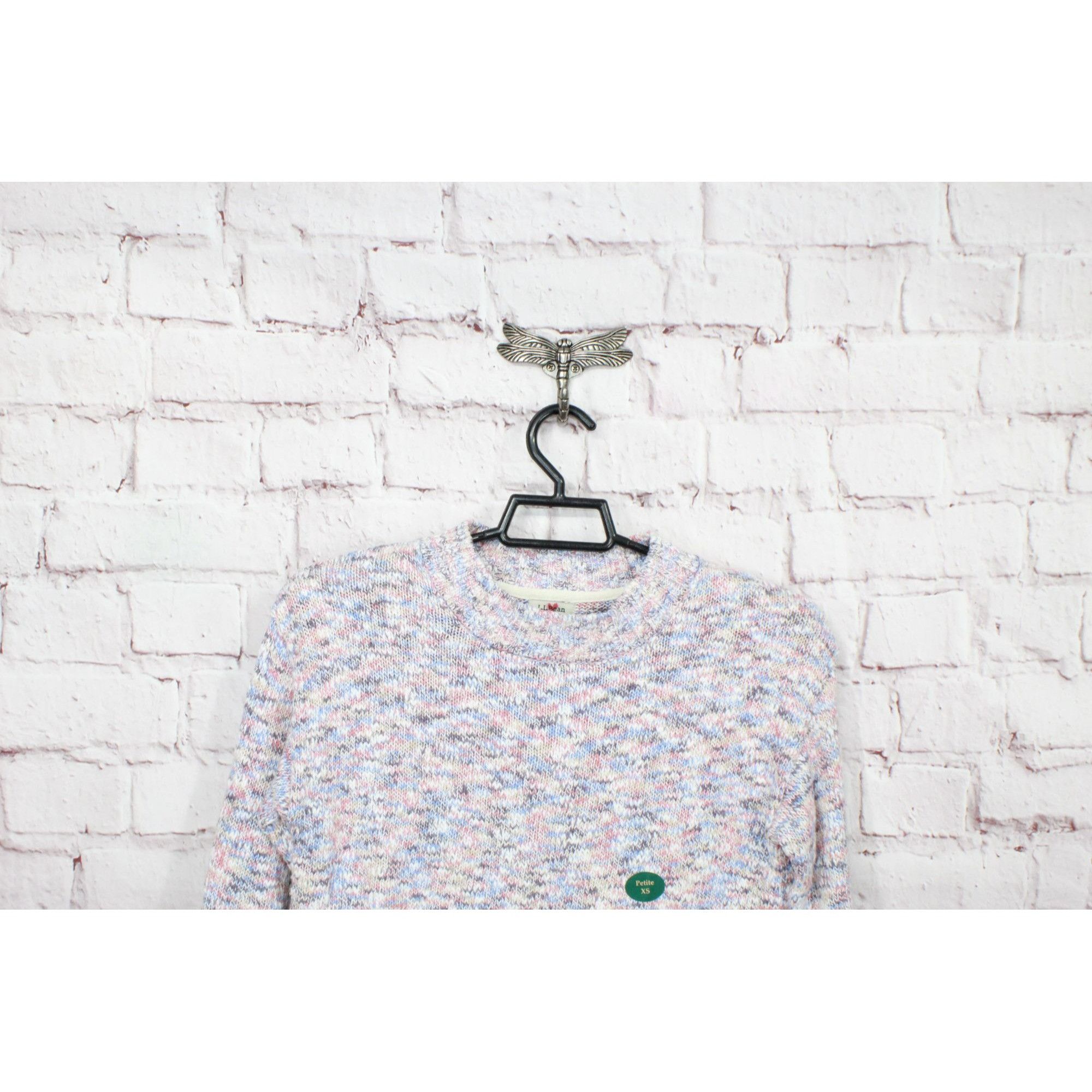 L.L. Bean LL Bean Women's Ragg Sweater Crewneck Space Dye Size XS / US 0-2 / IT 36-38 - 2 Thumbnail