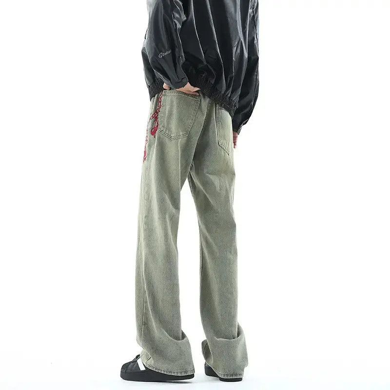 Japanese Brand Retro loose high street hip-hop jeans Size US 32 / EU 48 - 3 Thumbnail