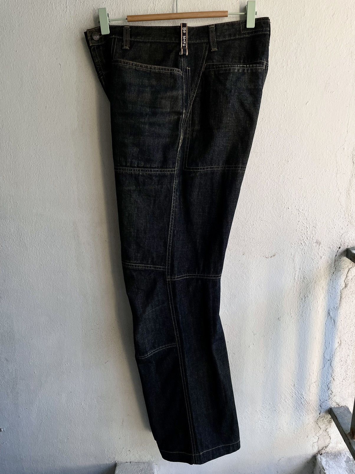 Designer × Marithe + Francois Girbaud Iconic 🔥 Marithe Francois Girbaud Side Tape Denim Pants Size US 30 / EU 46 - 9 Thumbnail
