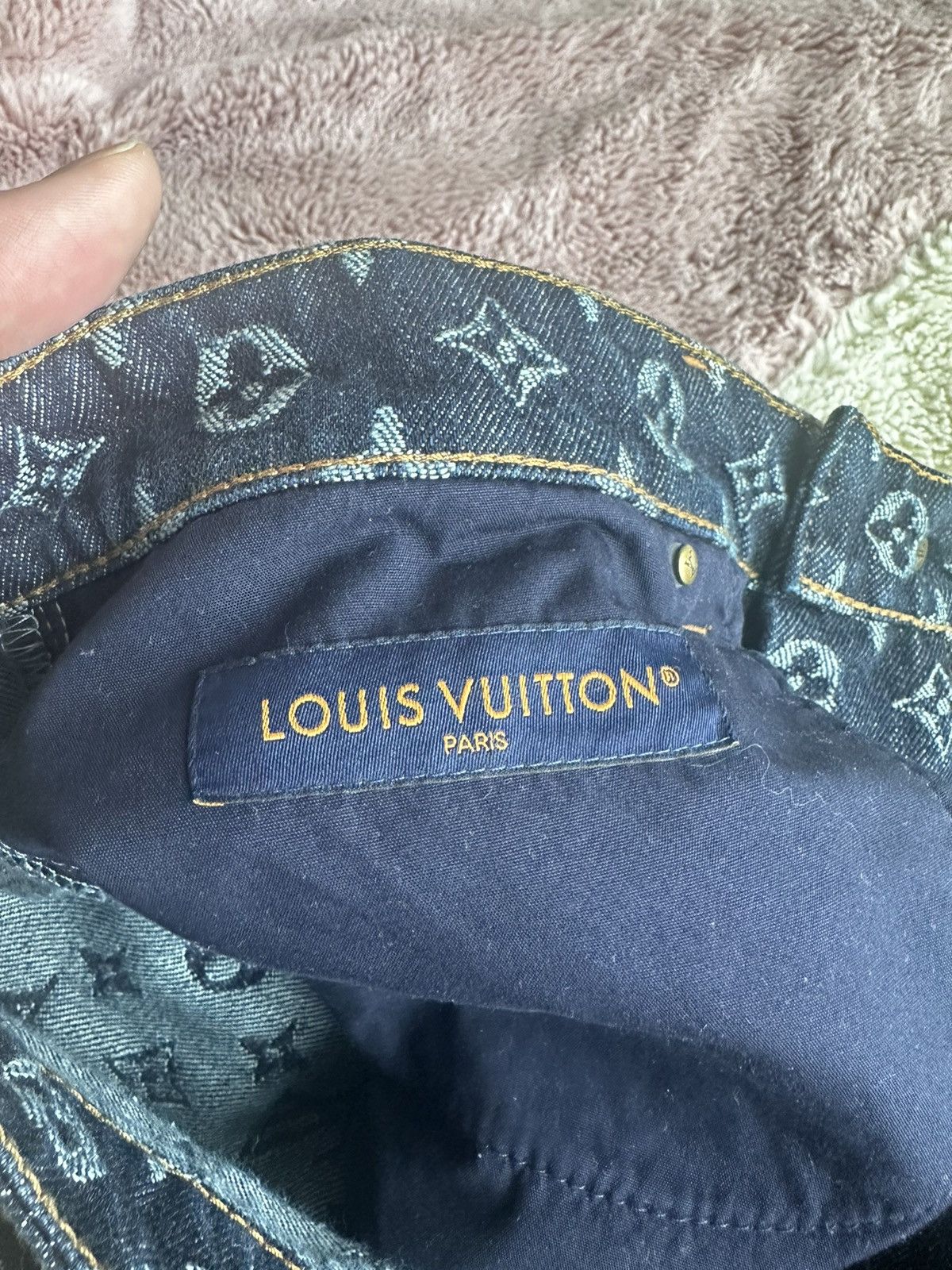 Louis Vuitton 🔥 Louis Vuitton Monogram Print Denim Size US 34 / EU 50 - 5 Thumbnail