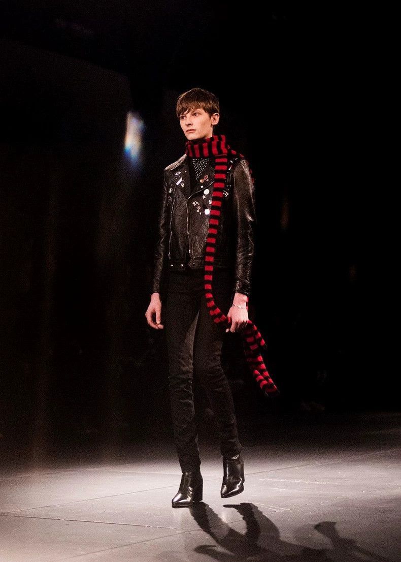 Saint Laurent Paris Saint Laurent Paris 15fw Medal Leather Jacket-2506 Size US S / EU 44-46 / 1 - 8 Thumbnail