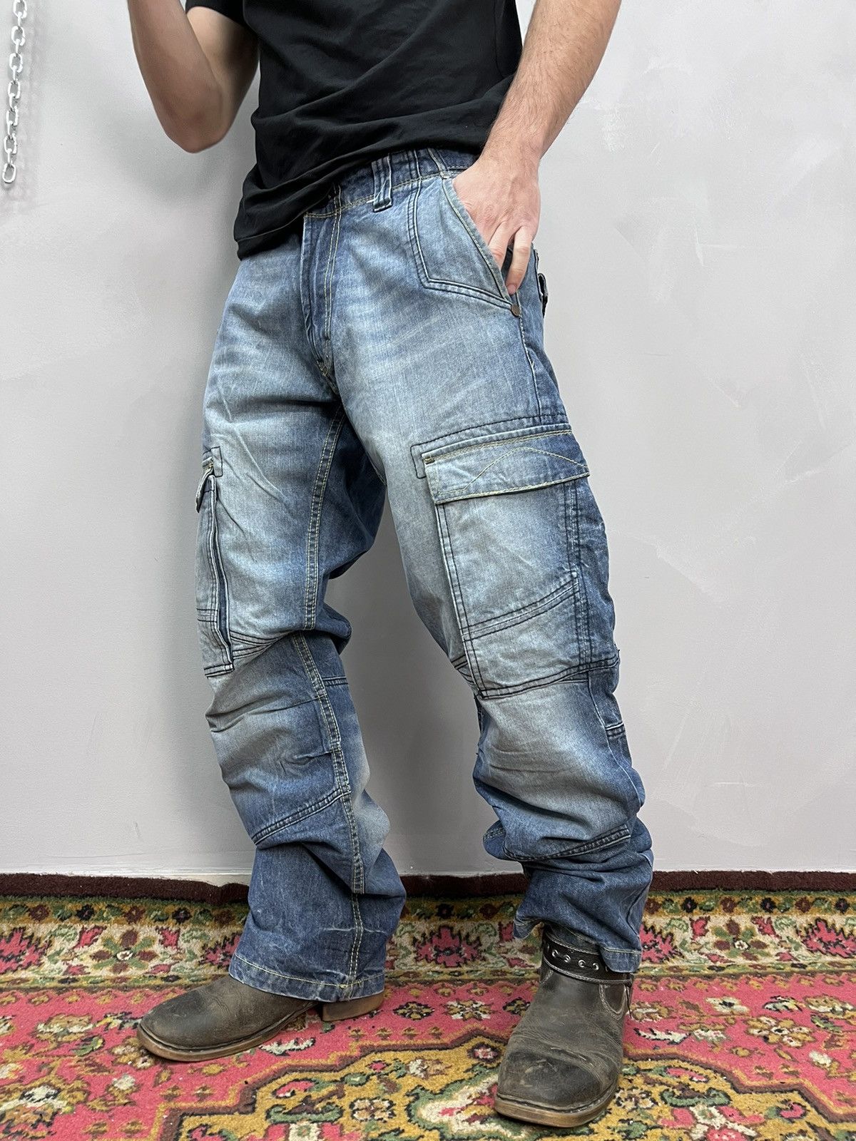 Japanese Brand × Junya Watanabe Vintage Junya Watanabe Style Japanese Archive Cargo Pants Size US 34 / EU 50 - 4 Thumbnail