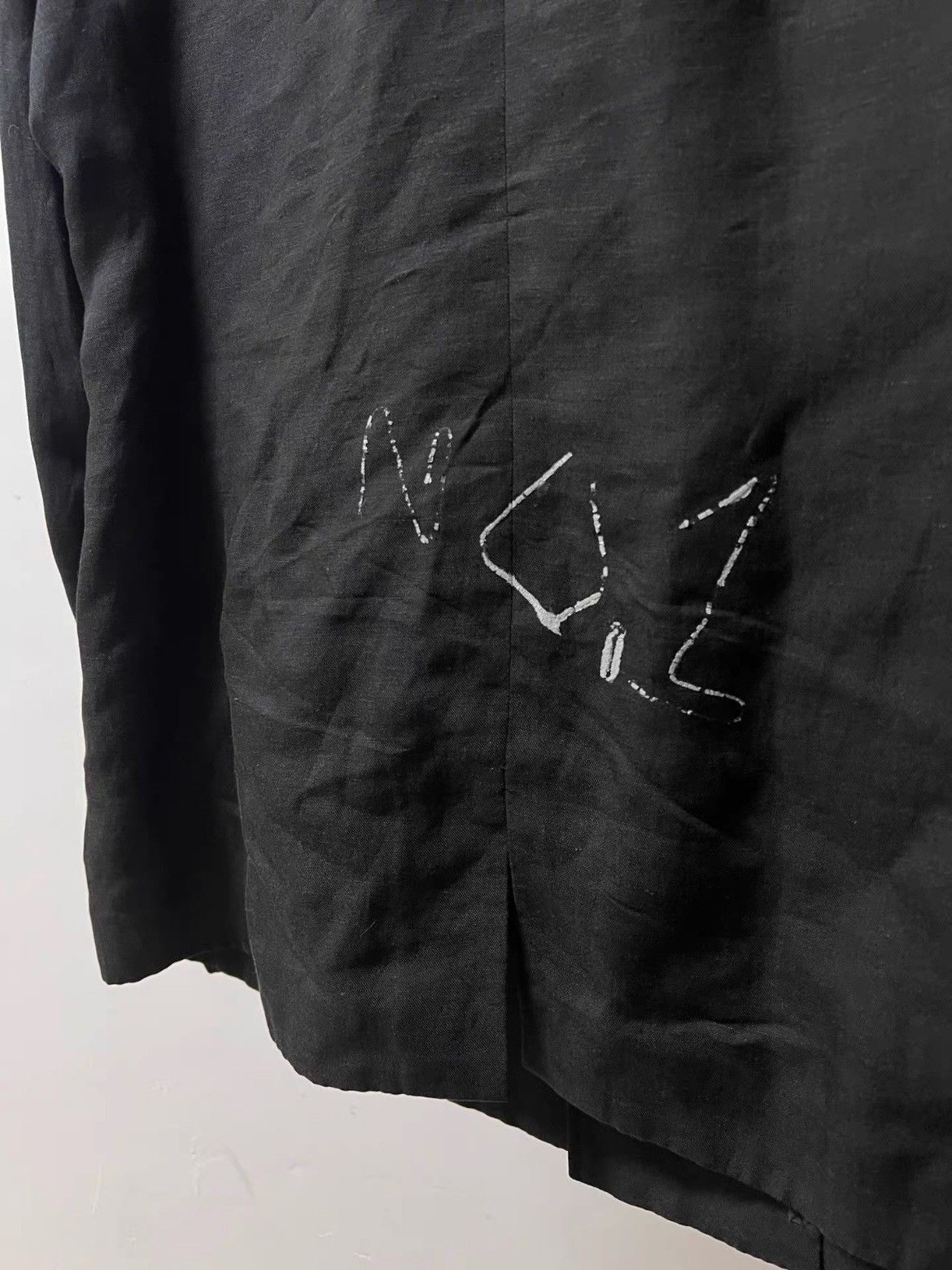 Yohji Yamamoto Yohji Yamamoto Sz 3 Yohji Yamamoto 15SS Hand Writing Jacke Size US L / EU 52-54 / 3 - 8 Thumbnail