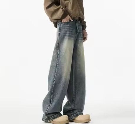 Japanese Brand Men's distressed hippie trendy flared jeans Size US 33 - 3 Thumbnail