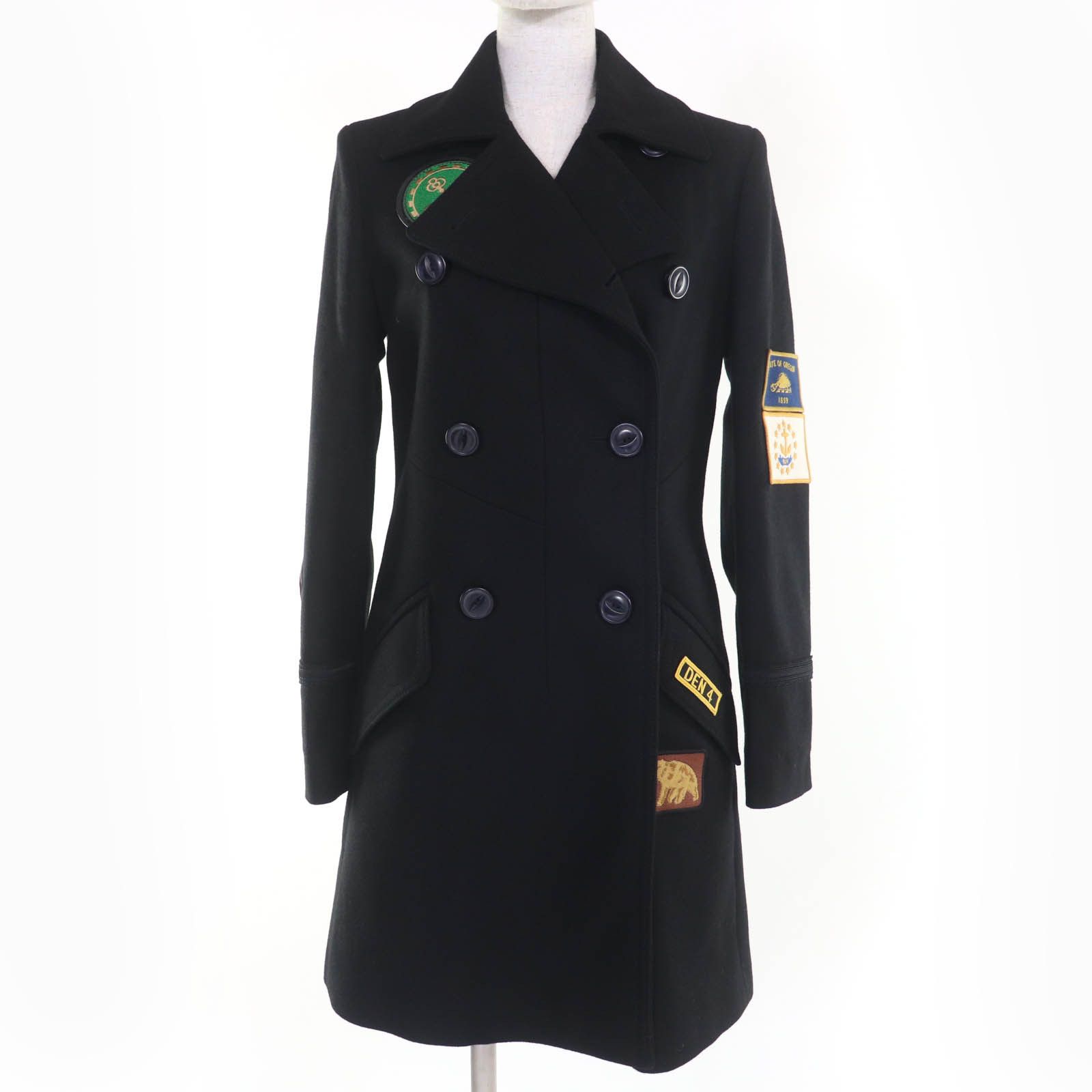 Coach Coach COACH Wool Coat Leather Outerwear DUTY FREE for USA Size ONE SIZE - 1 Thumbnail