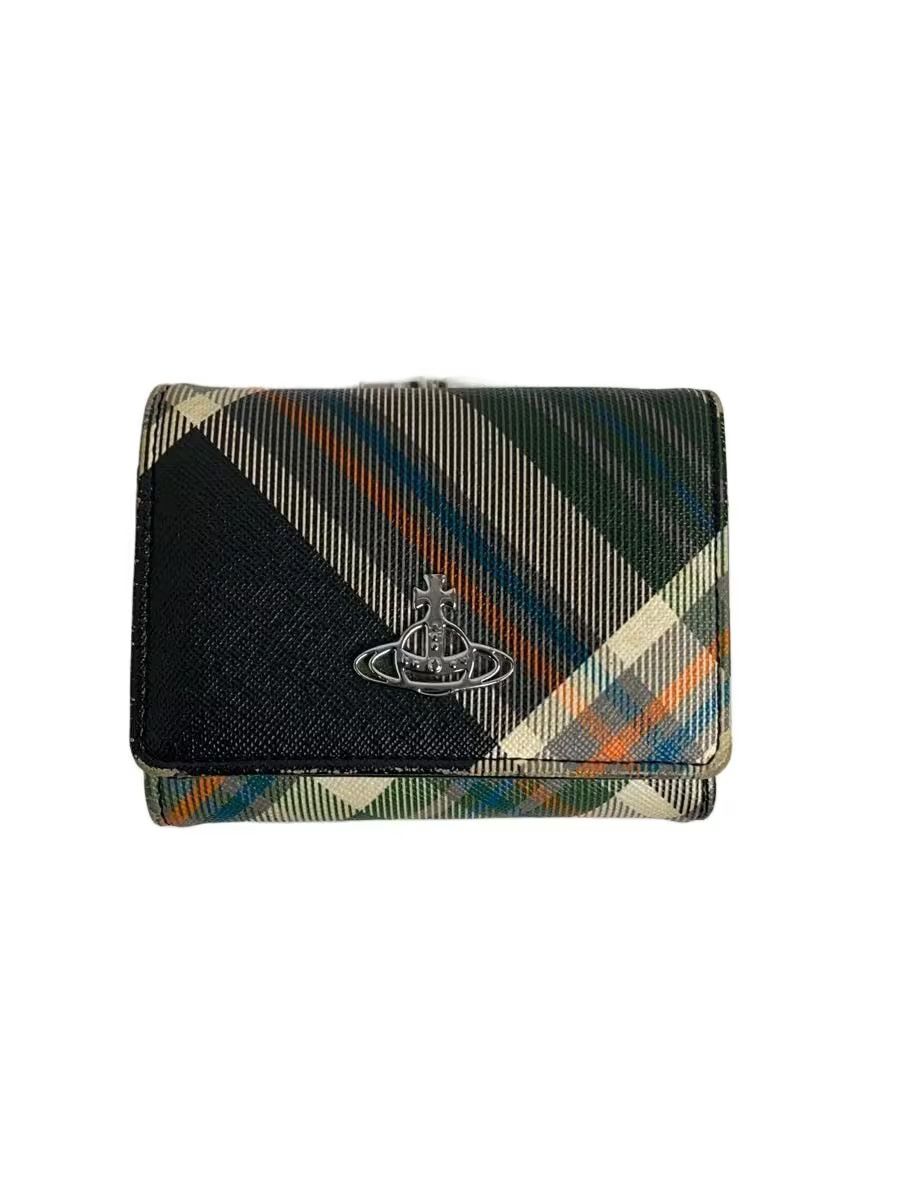 Vivienne Westwood Plaid Orb Vegan Leather Wallet Size ONE SIZE - 1 Thumbnail