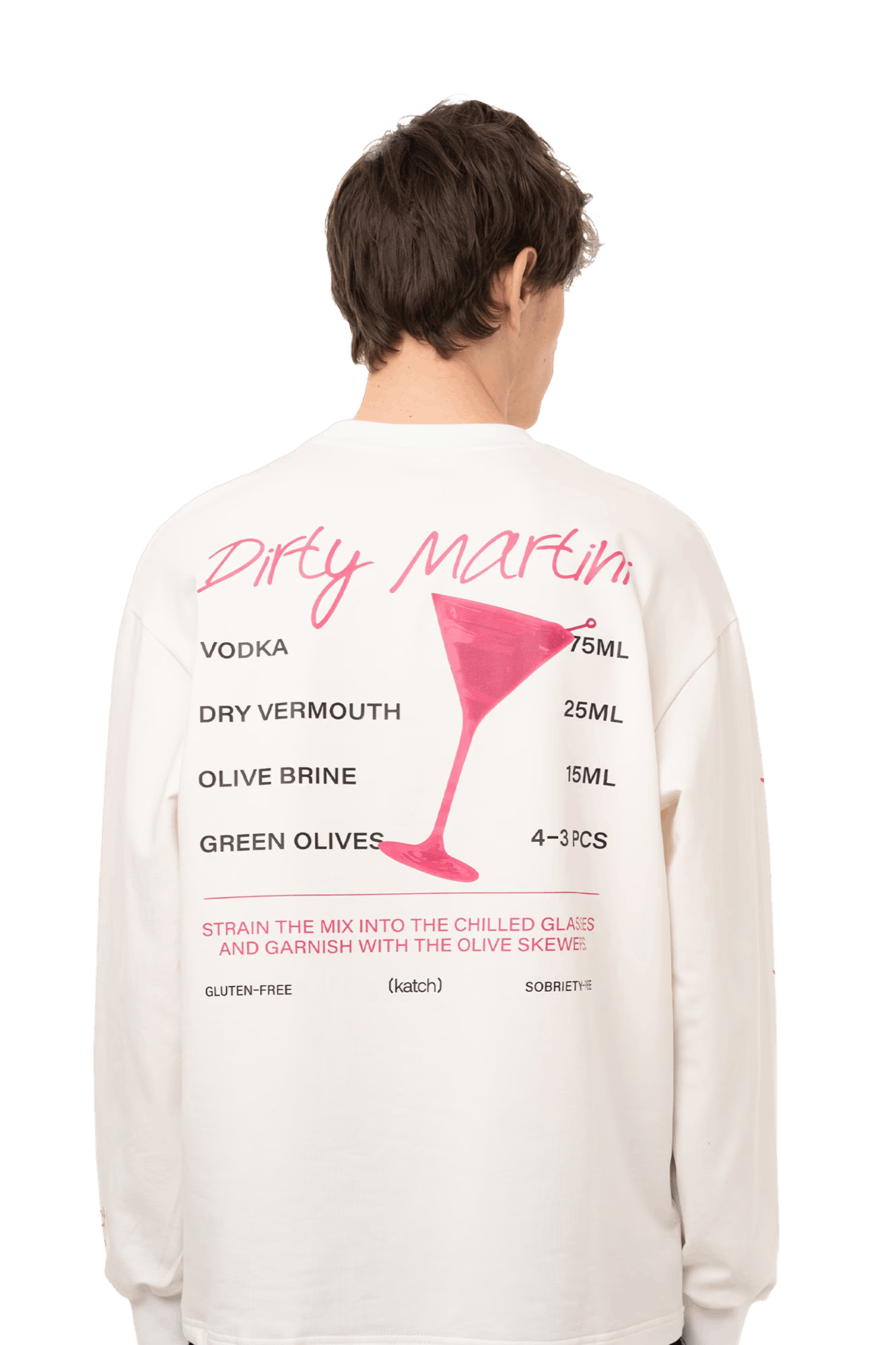 Other katch Dirty Martini Cuffed Long Sleeve Tee - Cream Size US XL / EU 56 / 4 - 2 Thumbnail