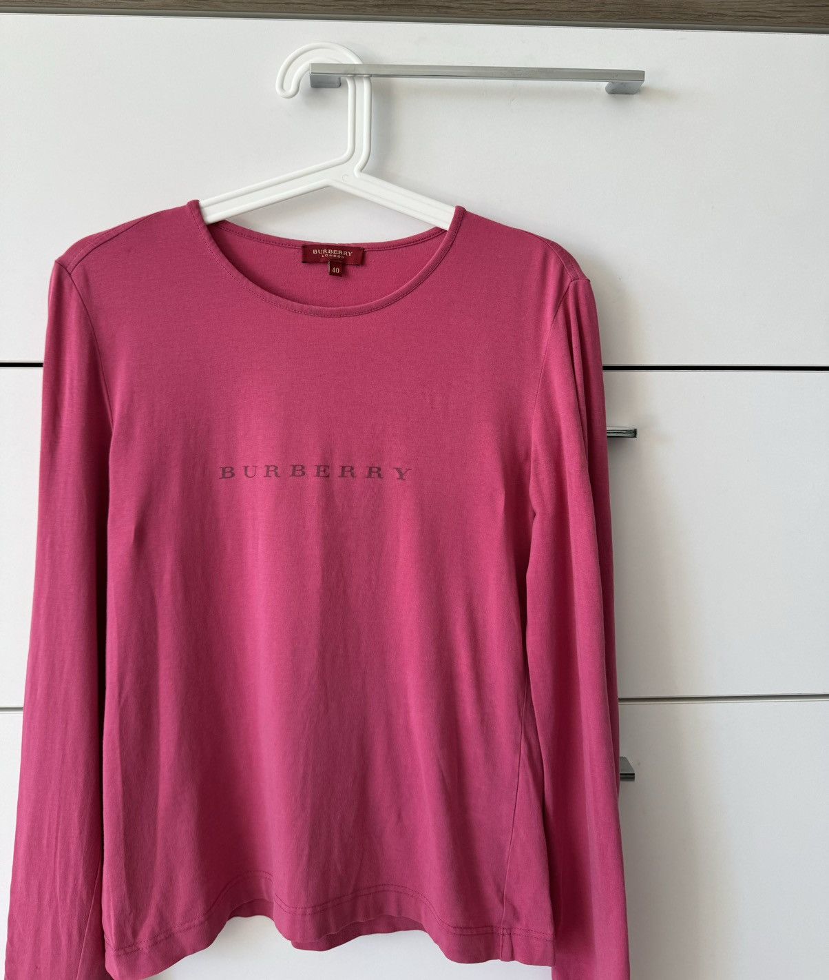 Burberry Burberry Vintage Logo Longsleeve Size S / US 4 / IT 40 - 2 Thumbnail