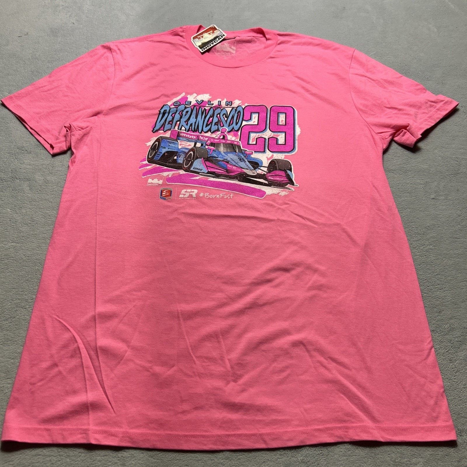 Harley Davidson Devil In Defrancesco 29 IndyCar NASCAR Shirt Large Formula 1 Size L / US 10 / IT 46 - 1 Thumbnail