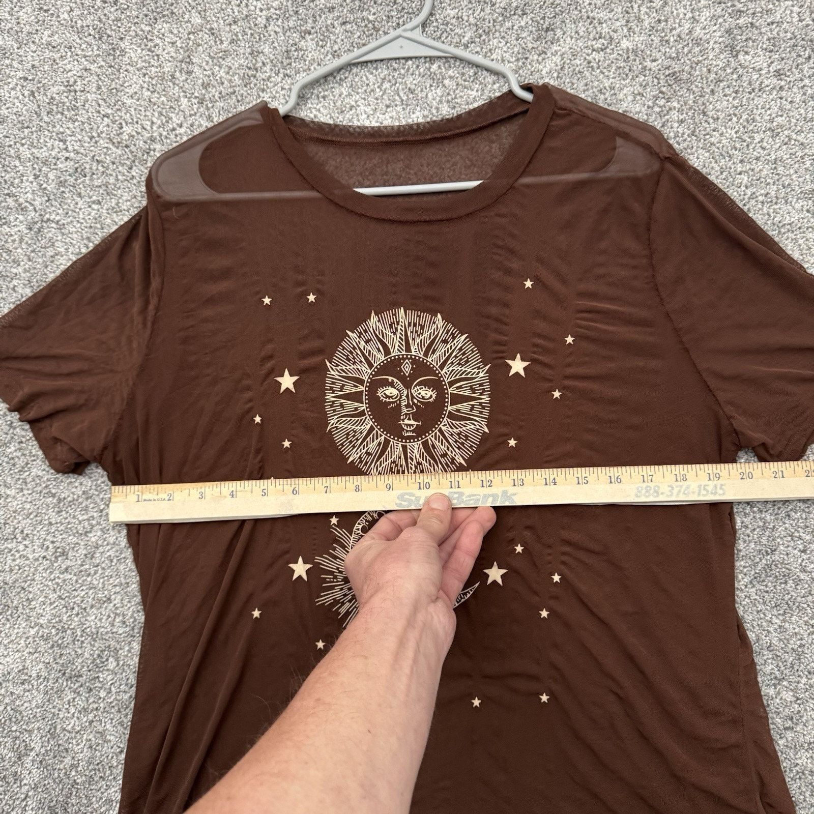 Other UK Whimsigoth Top Womens Large Celestial Sun Moon Witchy Boho Size L / US 10 / IT 46 - 3 Thumbnail