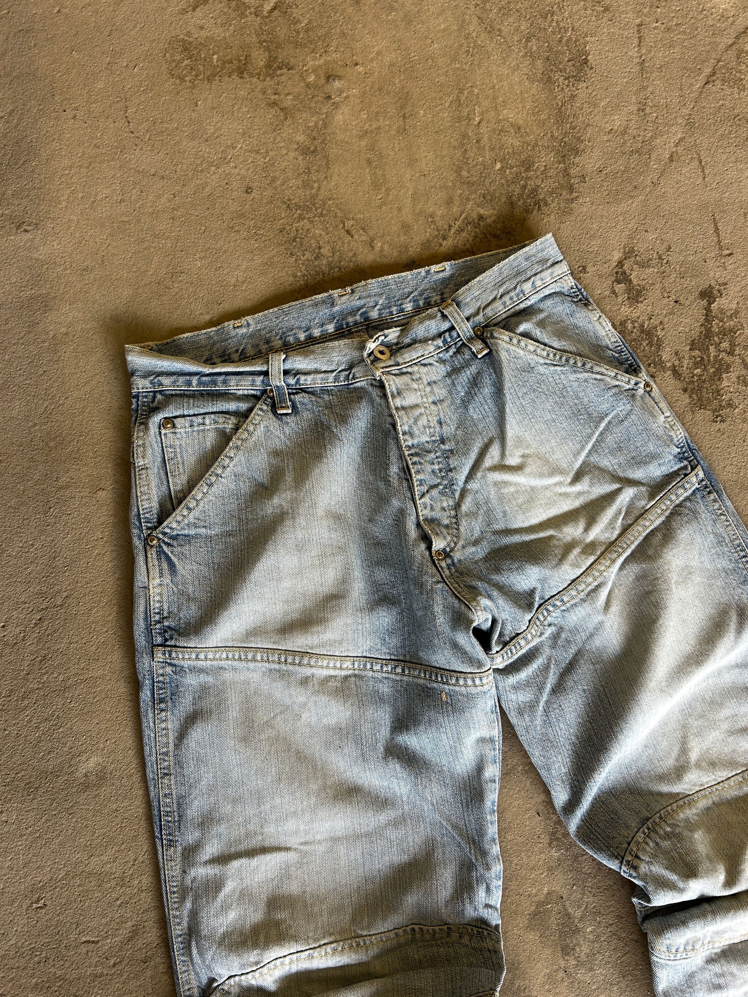 Designer 💥 JUNYA WATANABE BALENCIAGA STYLE DISTRESSED JEANS Size US 32 / EU 48 - 7 Thumbnail