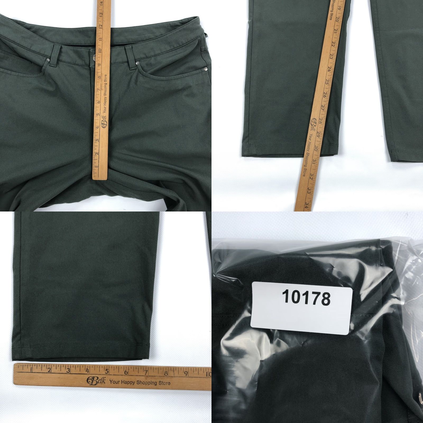 Lululemon Lululemon Men's ABC Pant Classic Dark Green Performance Stretch Pants Size 34 Size US 34 / EU 50 - 8 Thumbnail