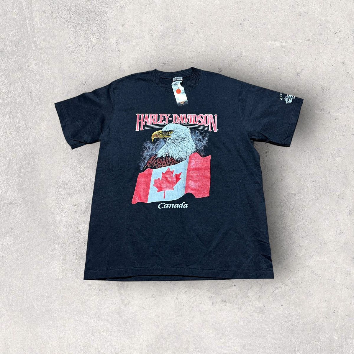 Vintage Vintage Harley Davidson Canada tee Size US M / EU 48-50 / 2 - 1 Thumbnail
