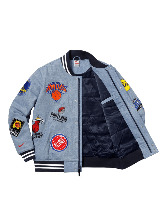 Nike × Supreme Brand New* Supreme®/Nike®/NBA Teams Warm-Up Jacket Size US L / EU 52-54 / 3 - 2 Thumbnail