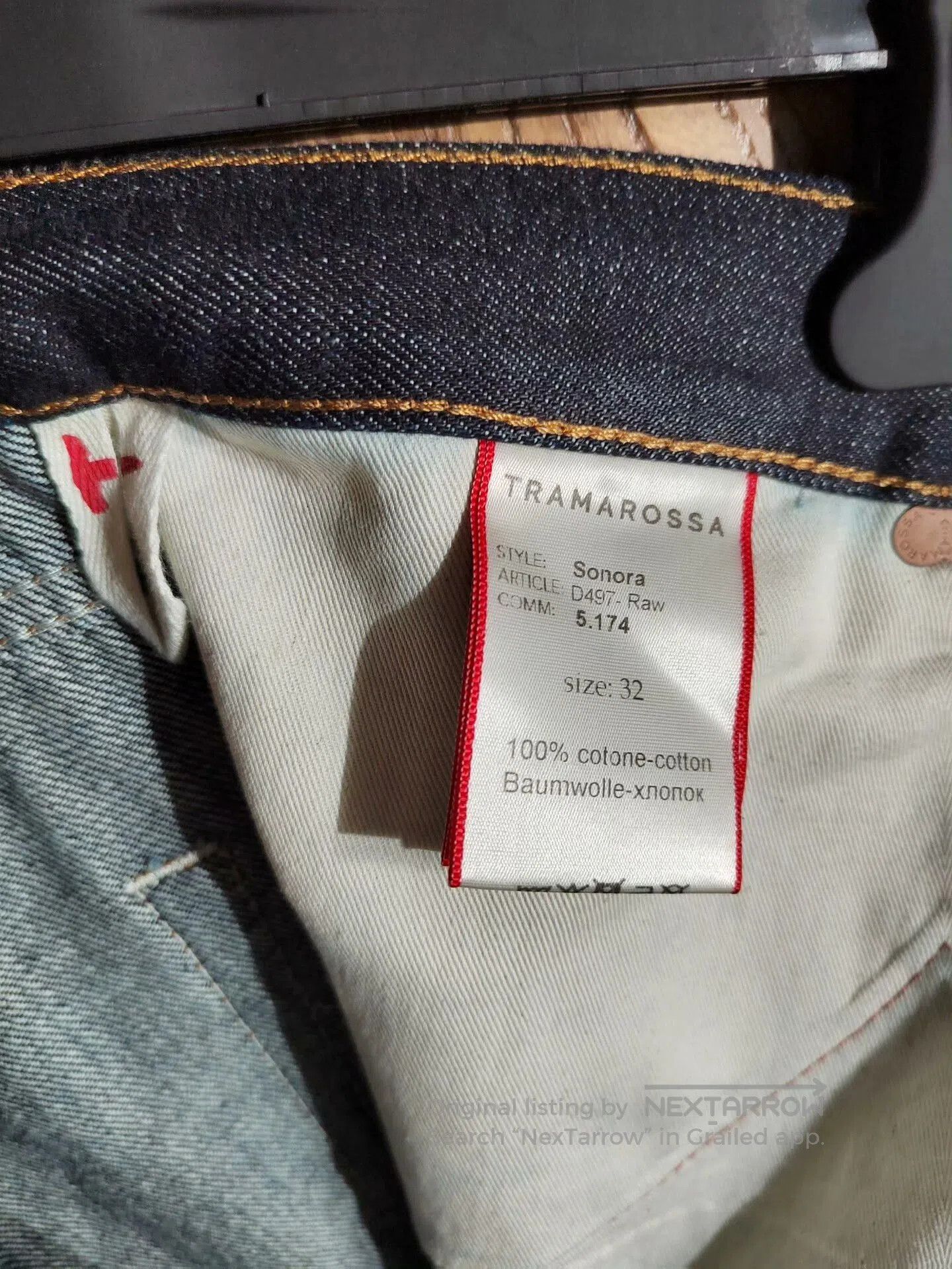 Japanese Brand Tramarossa Sonora Denim Jeans for Men. Size US 32 / EU 48 - 7 Thumbnail