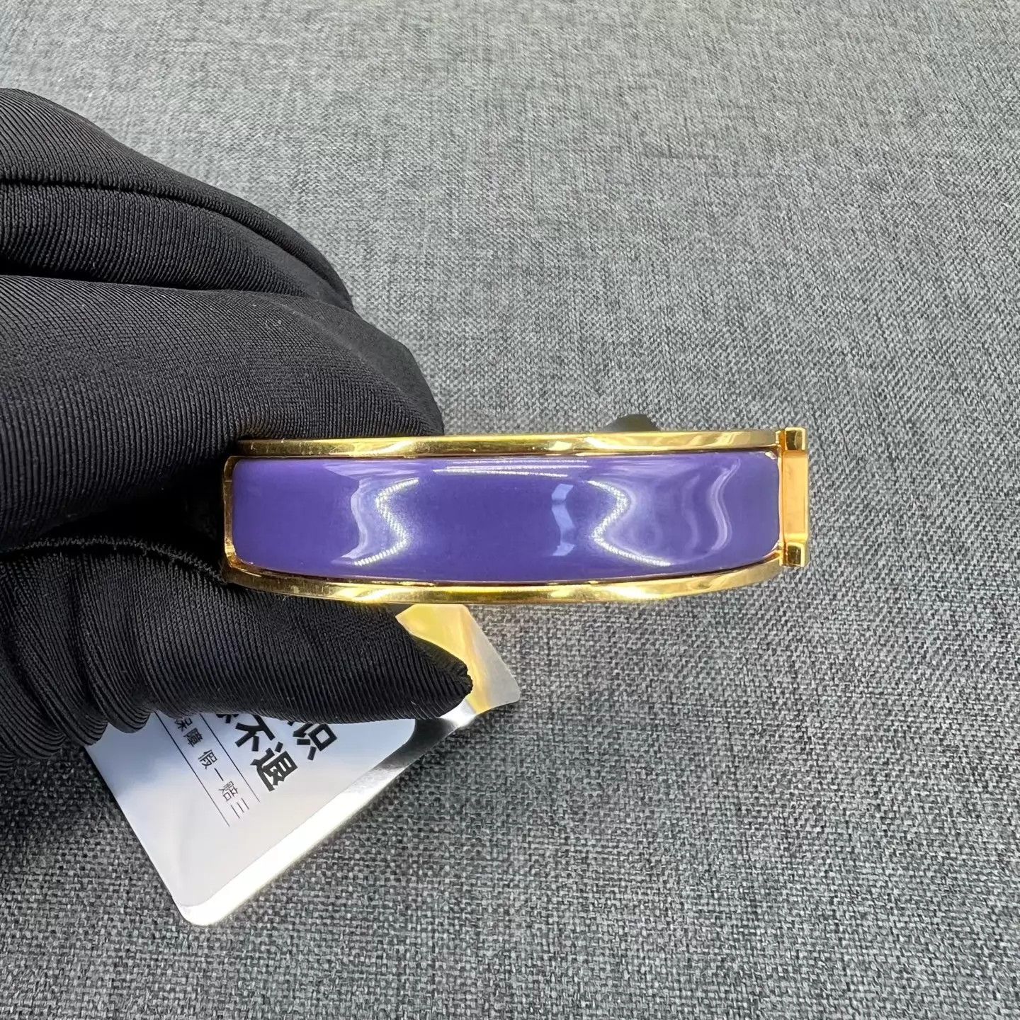 Hermes Hermès Violet Gold Bracelet Like New Size Size ONE SIZE - 1 Thumbnail