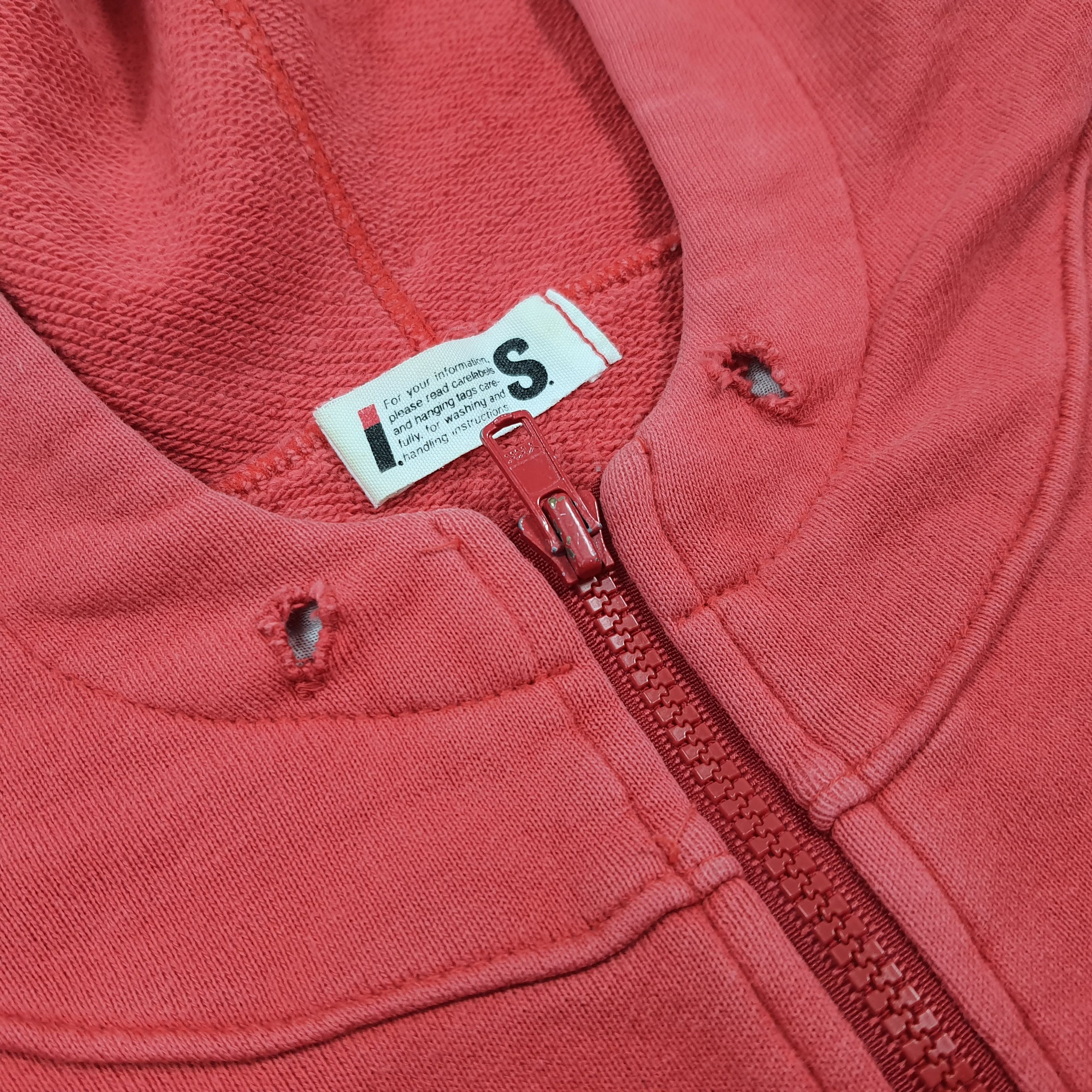 Issey Miyake Vintage 80s I.S. Issey Sport Chisato Tsumori Zip Up Hoodie Size US L / EU 52-54 / 3 - 13 Thumbnail