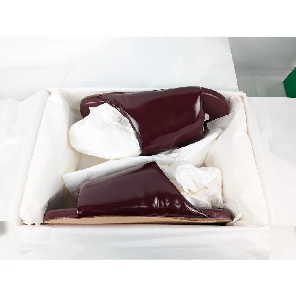 Bottega Veneta o1rshd1 Latex Sandal Leather in Merlot Size US 10 / EU 43 - 17 Thumbnail