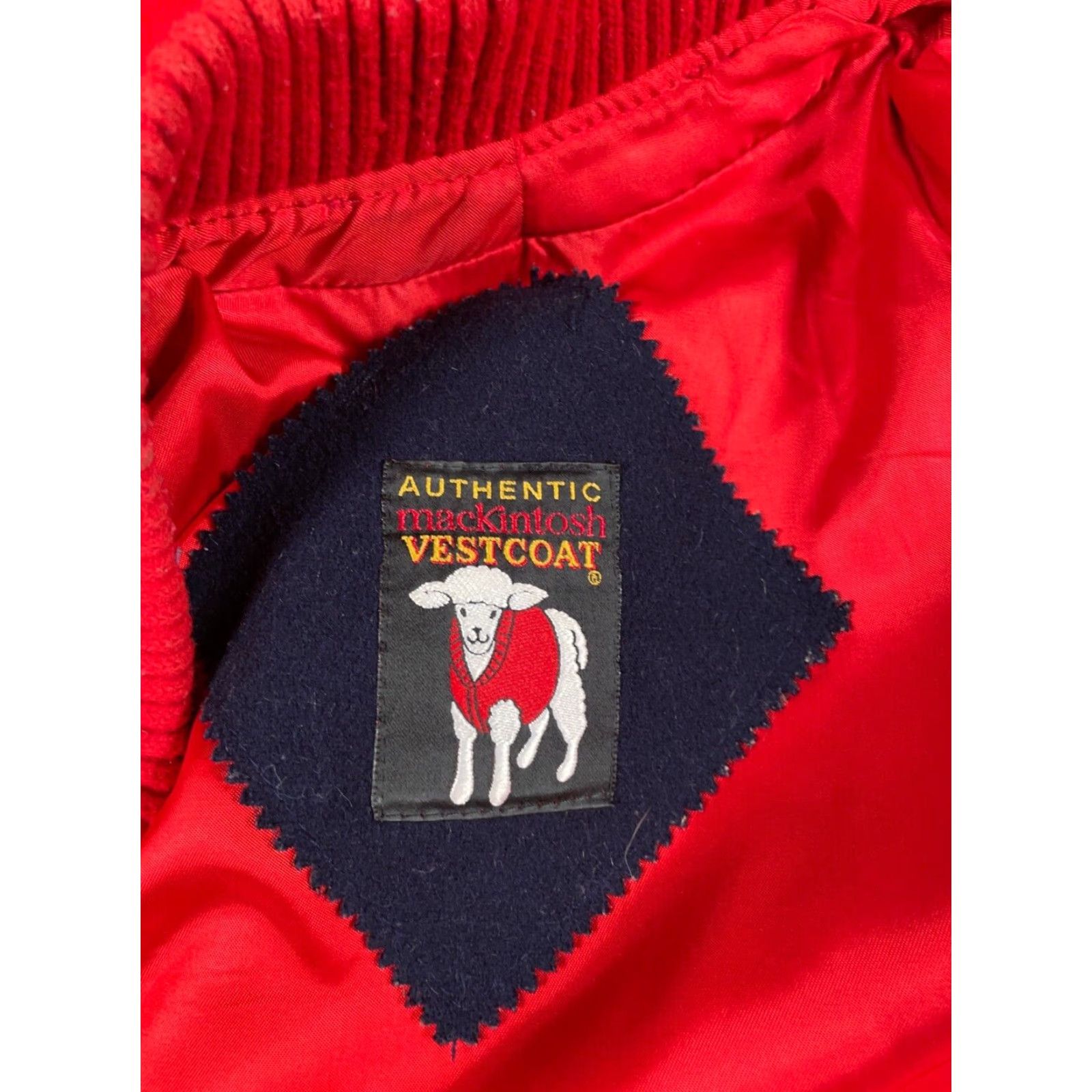 Mackintosh VINTAGE Mackintosh Wool Hooded Vestcoat Women's 8 Dark Blue Elegant Pea Coat Size M / US 6-8 / IT 42-44 - 3 Thumbnail