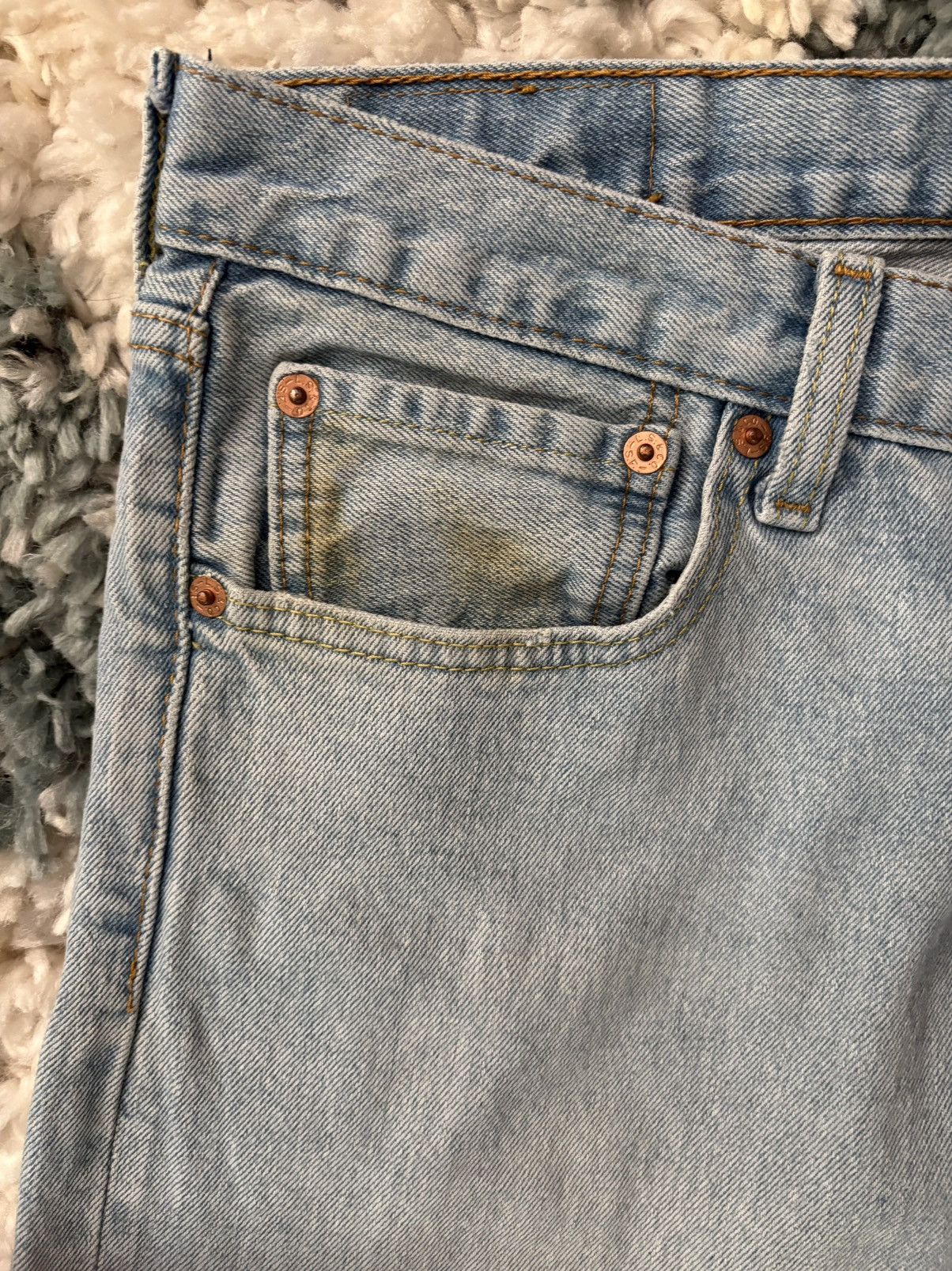 Levi's Levis 501 - Light Blue Wash - 34/32 Size US 34 / EU 50 - 4 Thumbnail