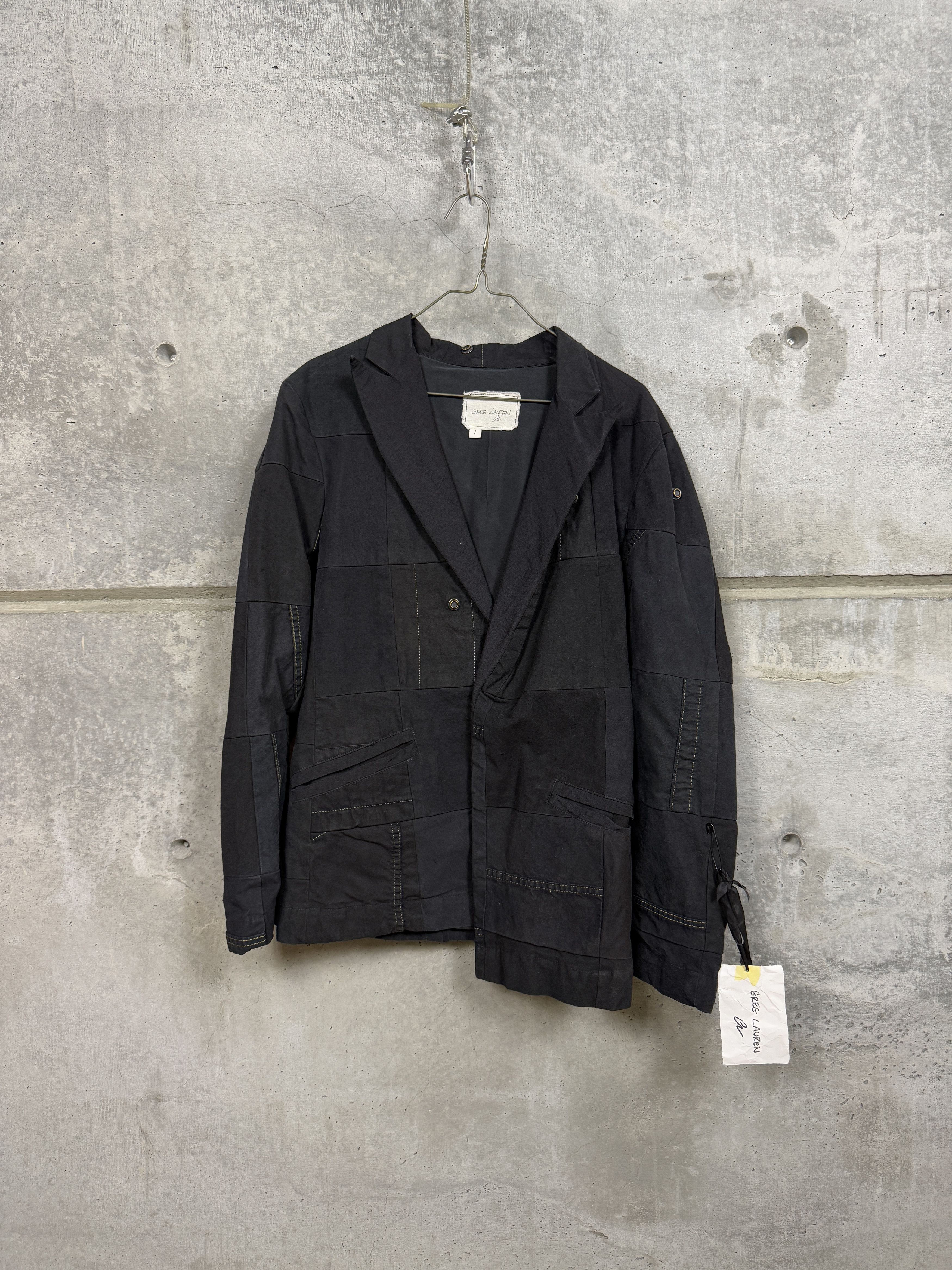 Greg Lauren Greg Lauren Workwear Tux Ollie Patchwork Blazer Size US S / EU 44-46 / 1 - 1 Thumbnail