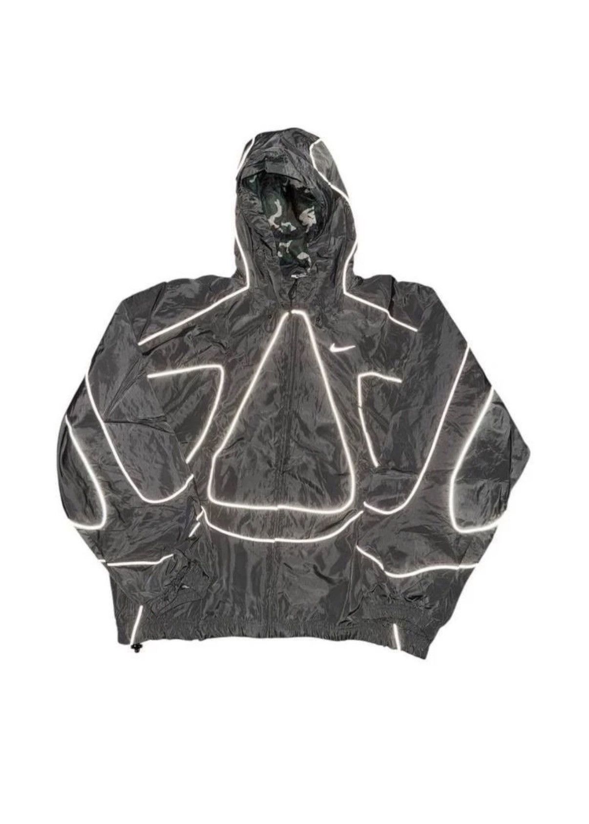 Corteiz × Nike Nike X Corteiz Gully Gray Jacket Men’s L Size US L / EU 52-54 / 3 - 1 Thumbnail