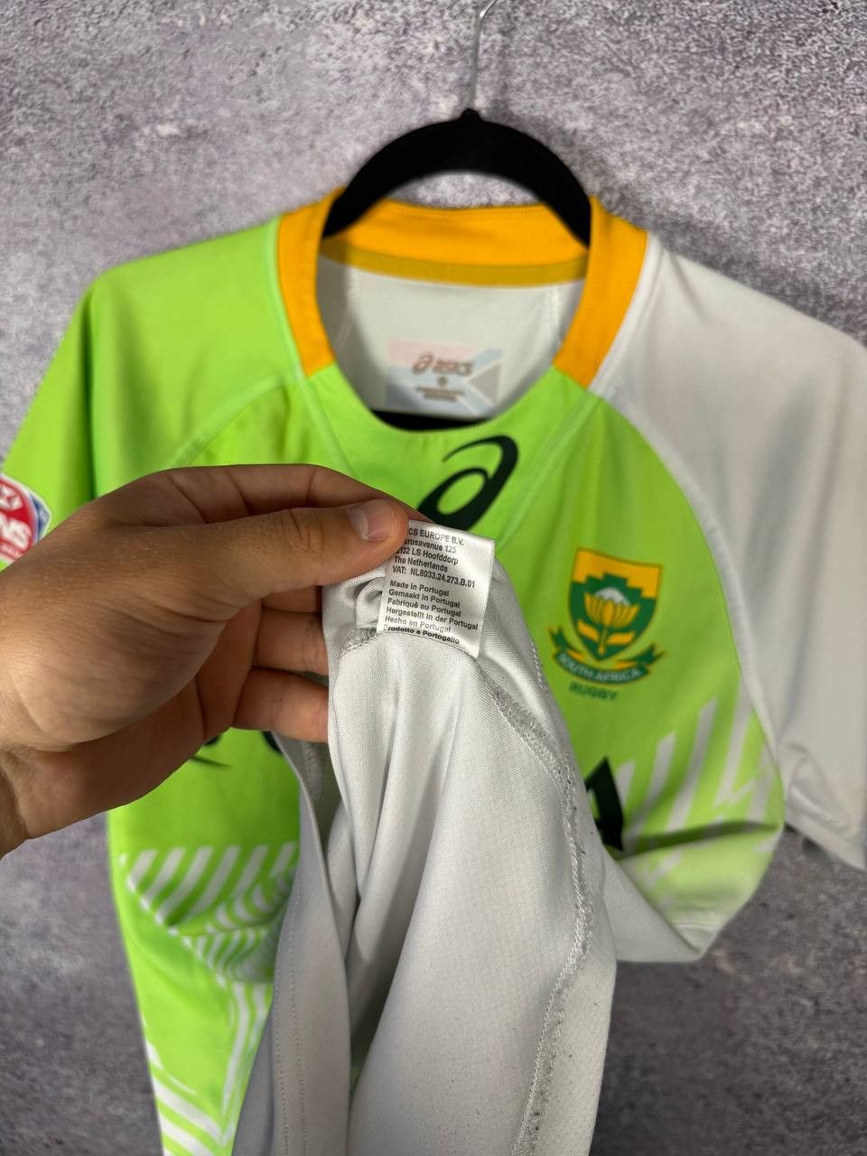 Asics South Africa Sevens Rugby Shirt 2014 Asics Jersey Small Size US S / EU 44-46 / 1 - 10 Thumbnail