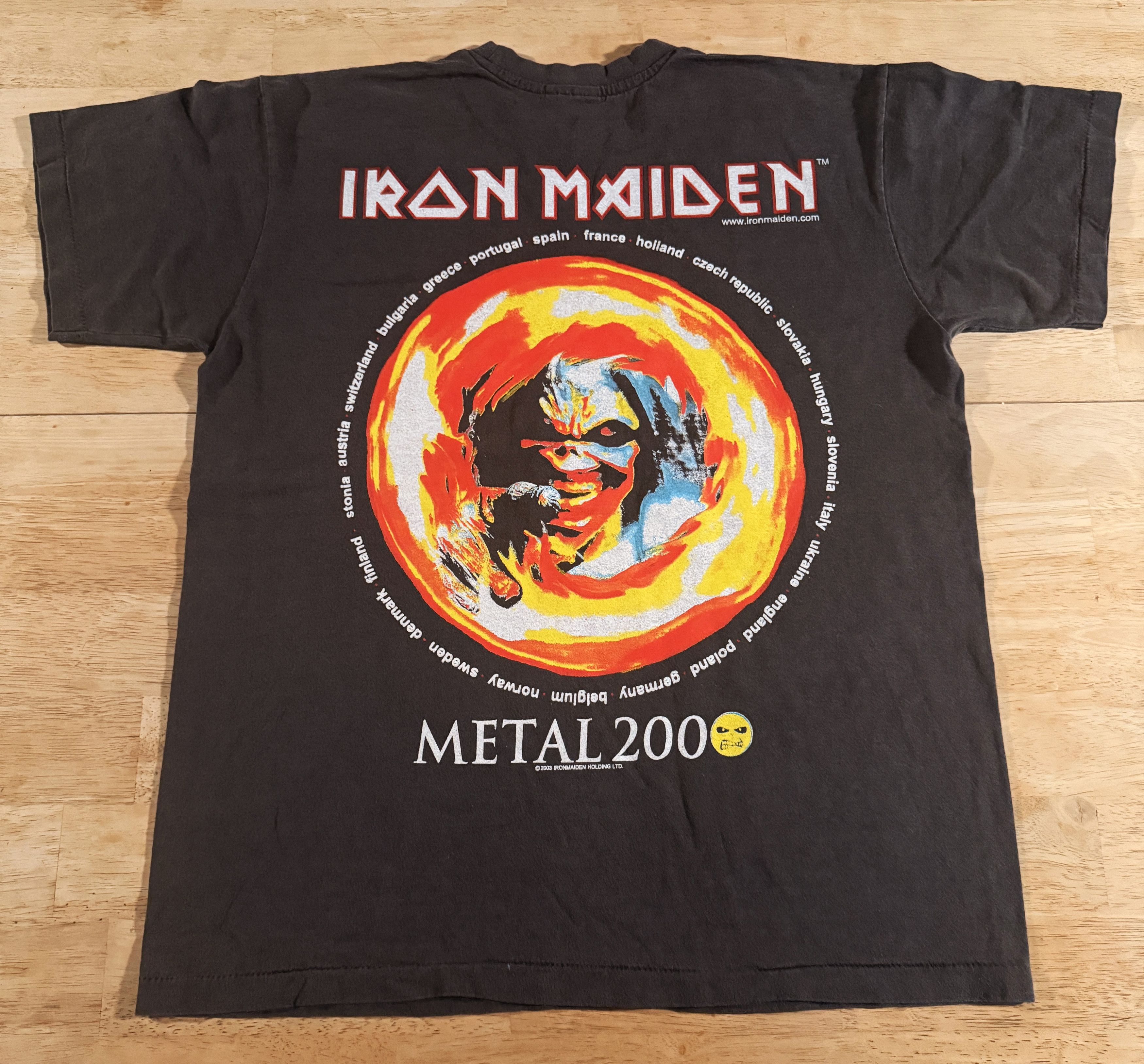 Vintage Iron Maiden Metal 2000 L Vintage Shirt Eddie Size US L / EU 52-54 / 3 - 4 Thumbnail