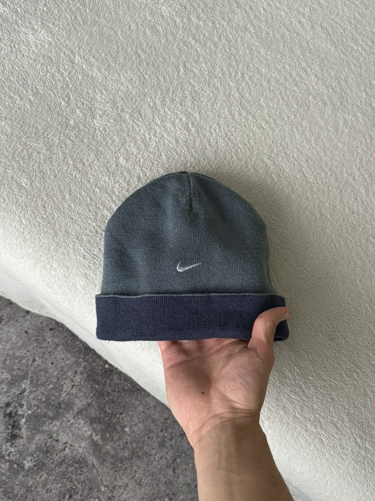 Nike × Vintage Vintage Nike reversible swoosh Y2K hat cap Size ONE SIZE - 1 Thumbnail