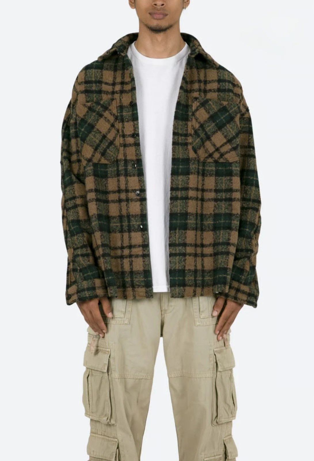 MNML MNML LOOSE WOVEN FLANNEL SHIRT Size US M / EU 48-50 / 2 - 1 Thumbnail