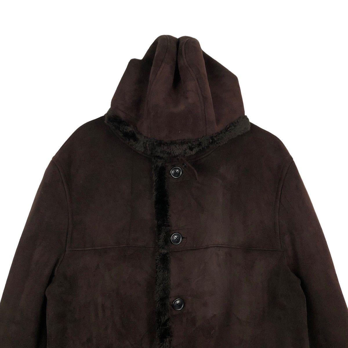 Japanese Brand VINTAGE LONG JACKET MOLESKIN PPFM JAPAN PUNK ISSEY MIYAKE Size US M / EU 48-50 / 2 - 2 Thumbnail