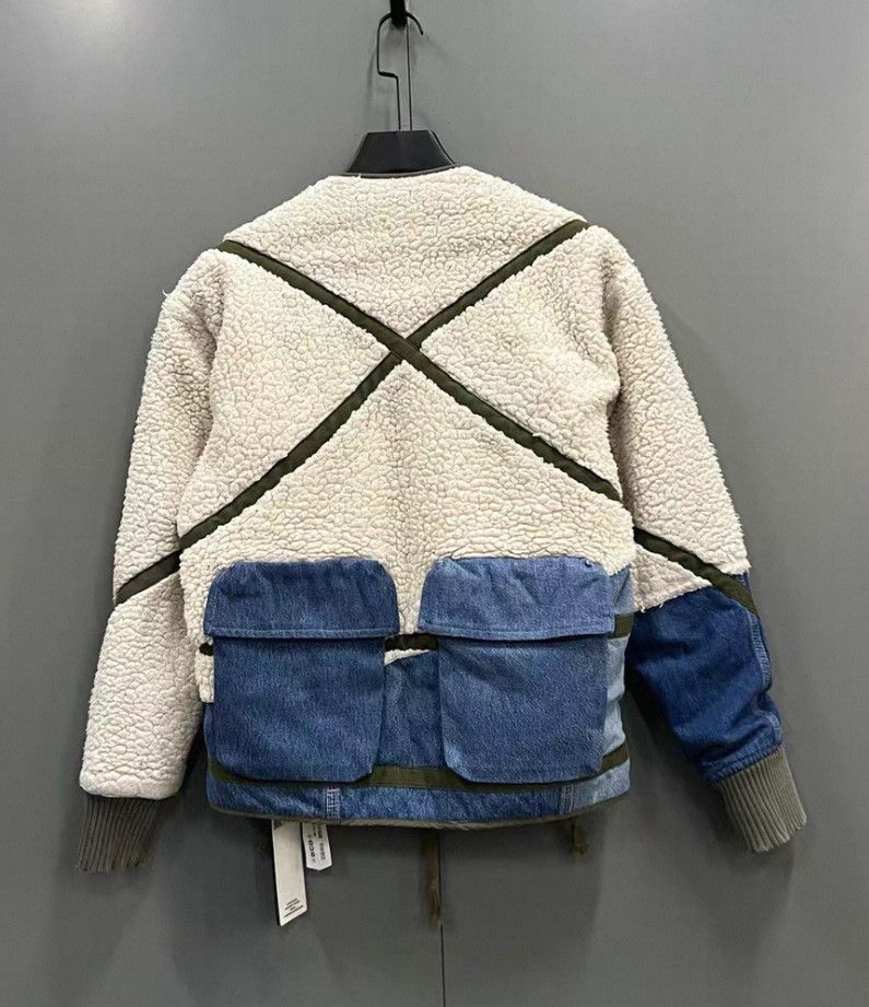 Greg Lauren Greg Lauren Denim Shearling Jacket. Size US M / EU 48-50 / 2 - 2 Thumbnail
