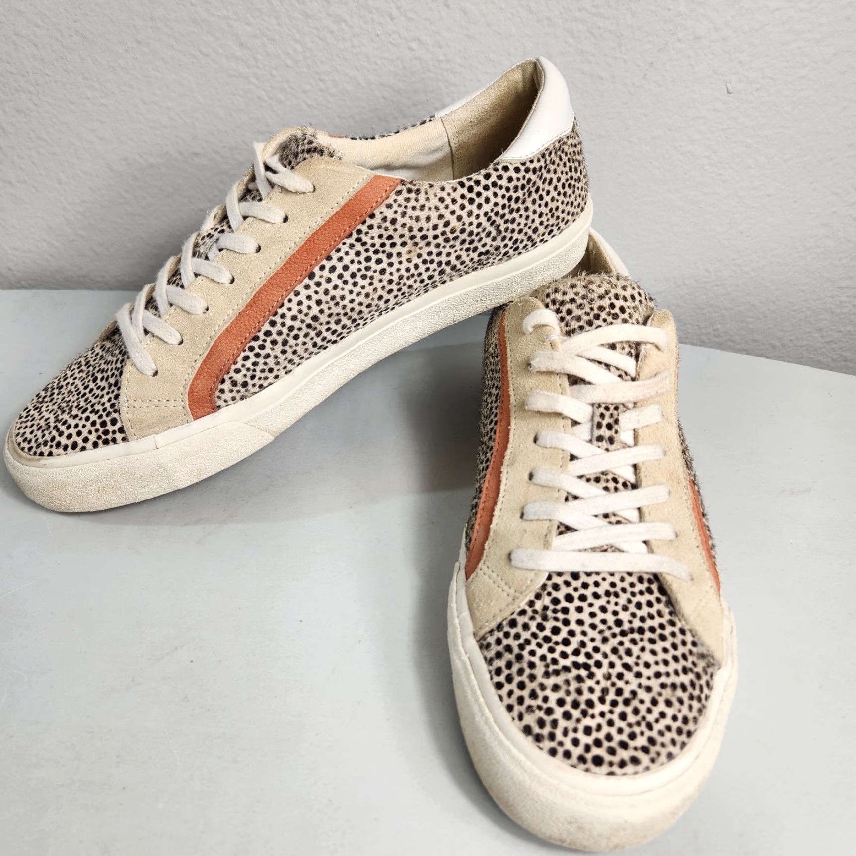 Madewell Madewell Sidewalk Sneakers in Spotted Calf Hair-Size 10 Size US 10 / IT 40 - 2 Thumbnail