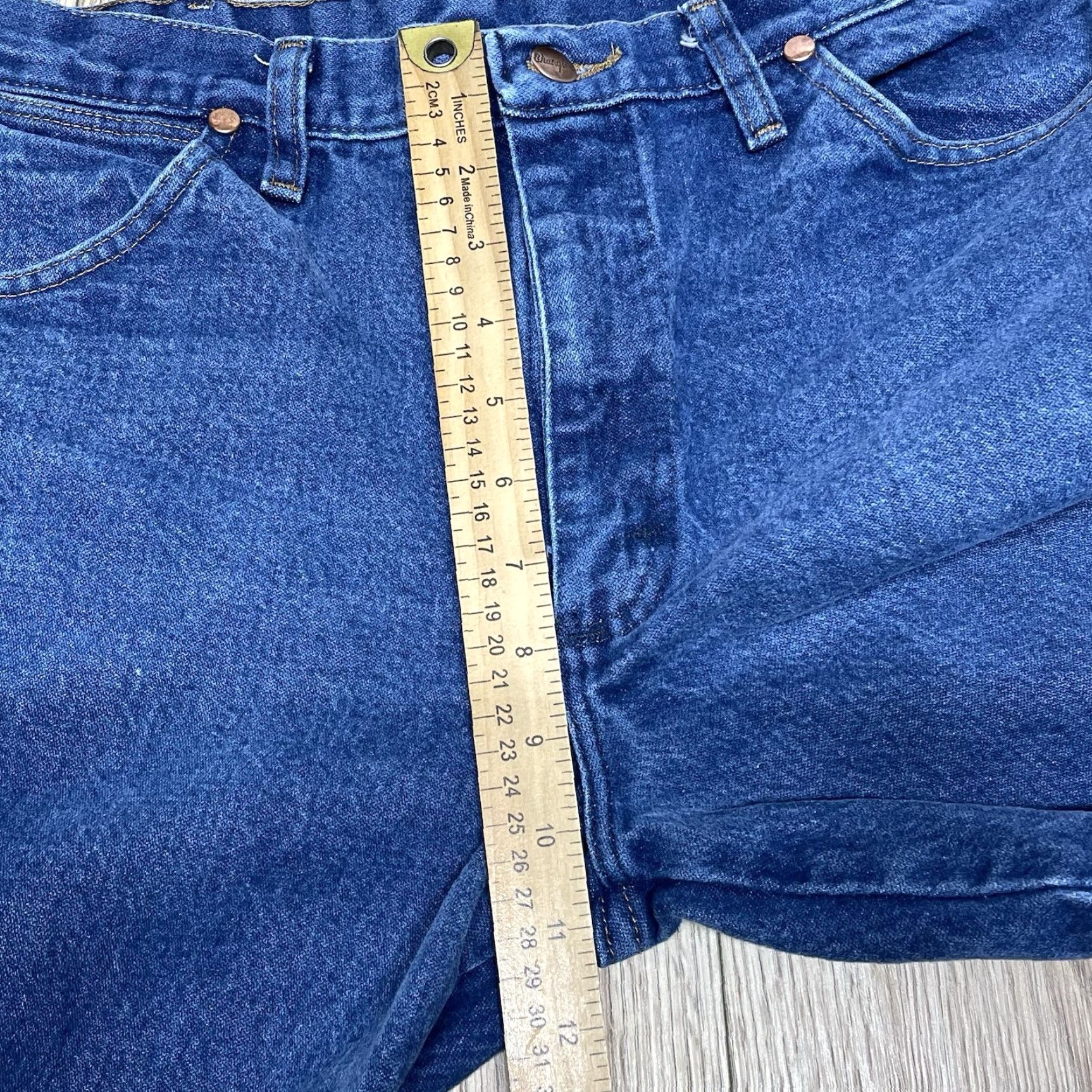 Wrangler WRANGLER Cowboy Cut Slim Jeans Mens 31x30.5 Blue Dark 936 Western Size US 31 - 6 Thumbnail