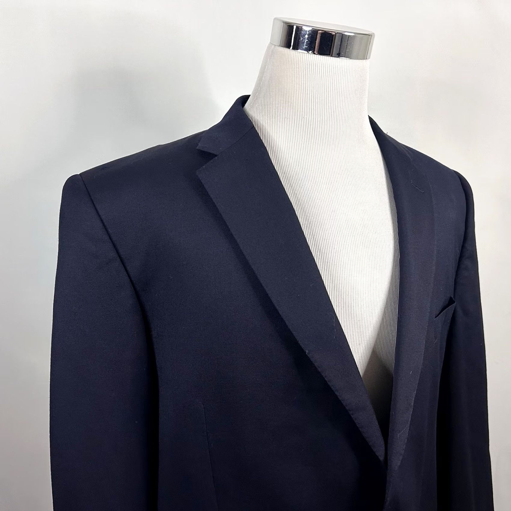 Joseph Joseph & Feiss Sport Coat 48L Wool Dark Navy Blue Two-Button Lined Vented Men Jacket JACKET coat Sport Coat Size US XS / EU 42 / 0 - 2 Thumbnail