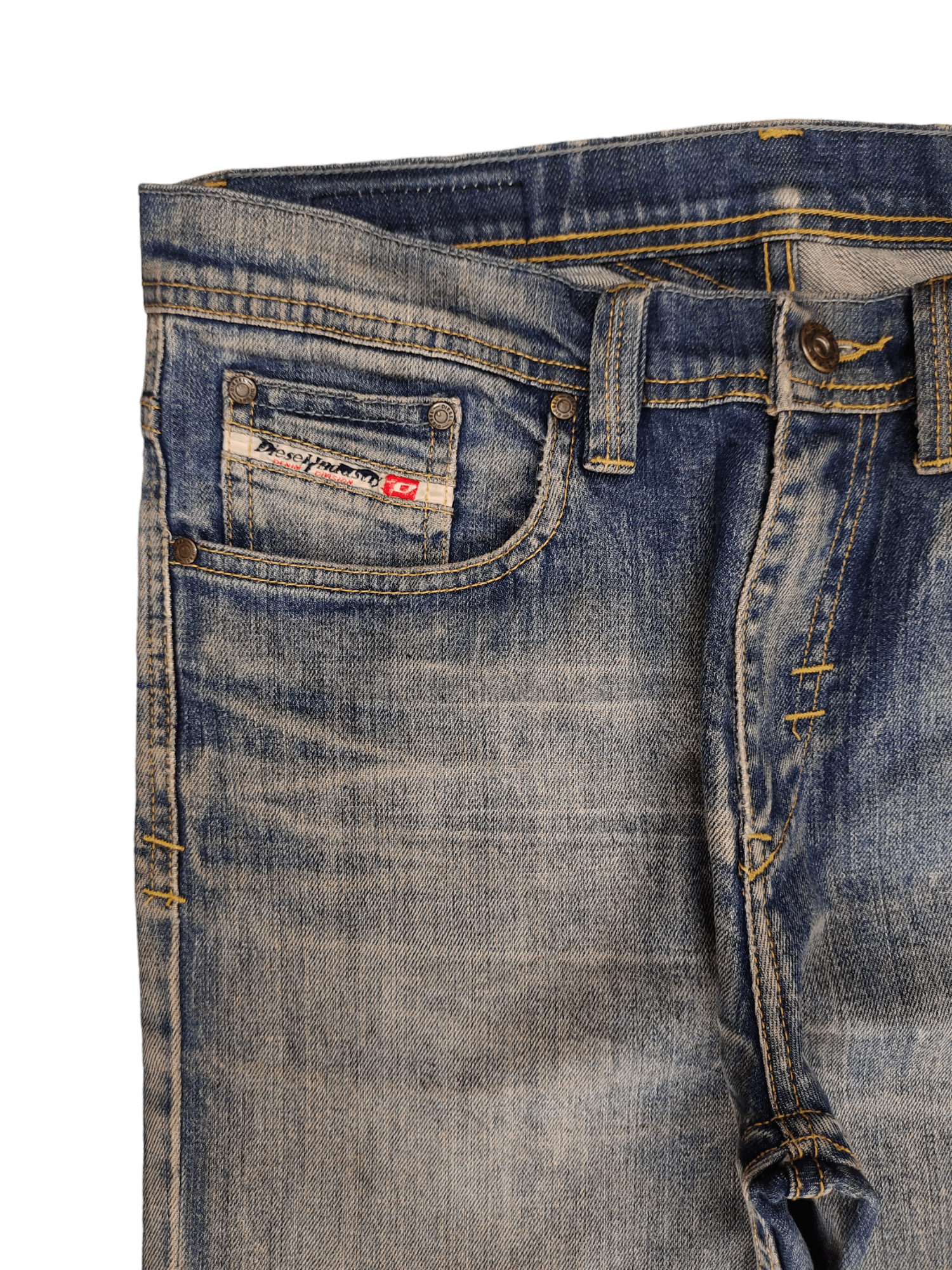 Diesel Vintage Y2k Diesel Faded Slim Fit Denim Jeans Size US 32 / EU 48 - 4 Thumbnail