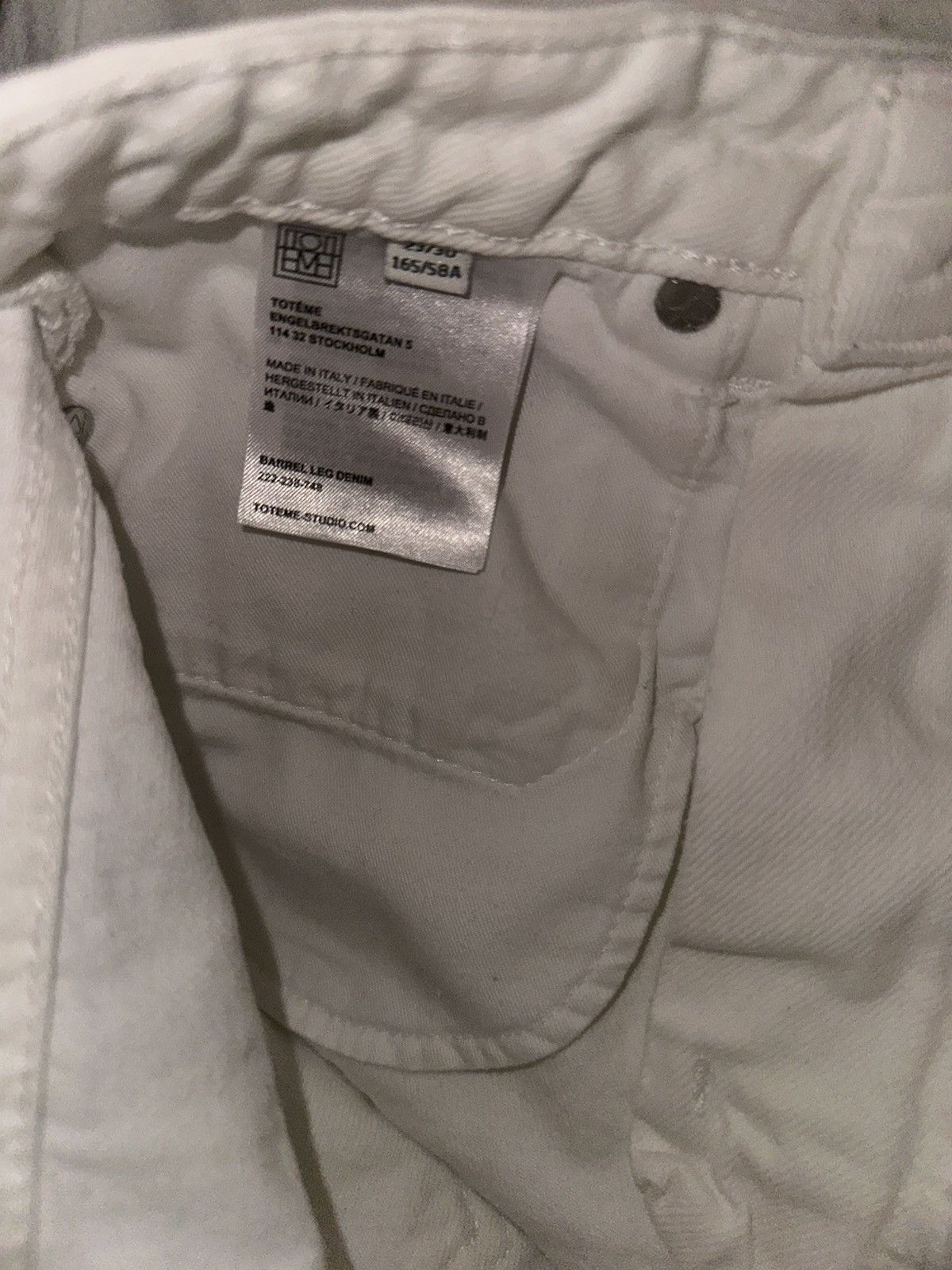 Toteme Toteme Original Jeans Size 23" - 3 Thumbnail