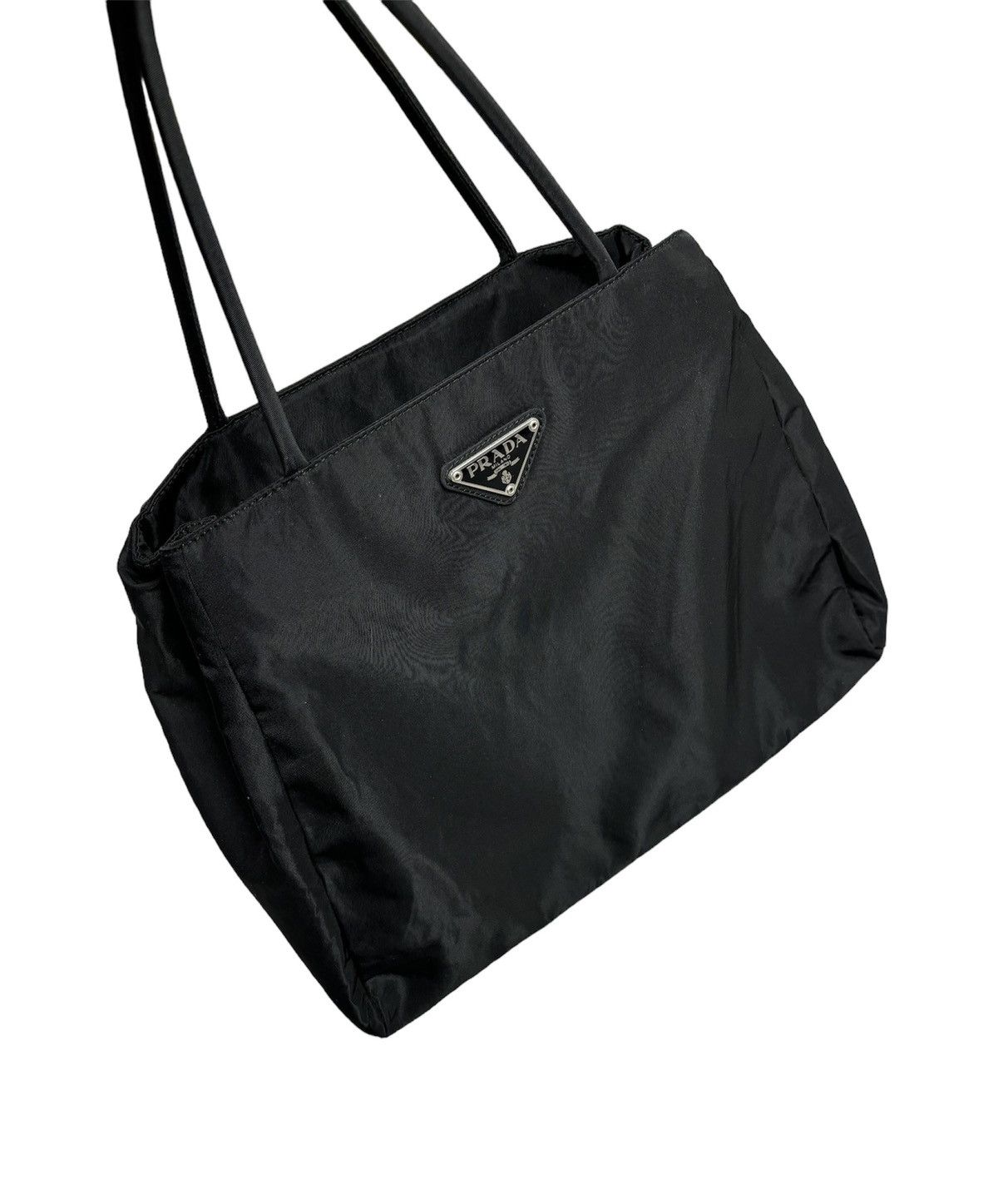 Prada Prada Black Nylon Tote Bag Size ONE SIZE - 1 Thumbnail