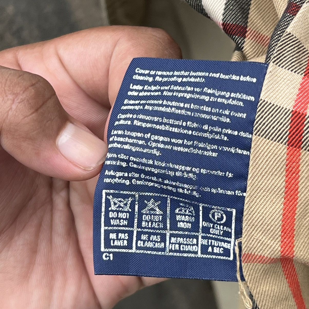 Burberry “BURBERRY” NOVA CHECK LINED LONG COAT JACKET Size US L / EU 52-54 / 3 - 20 Thumbnail