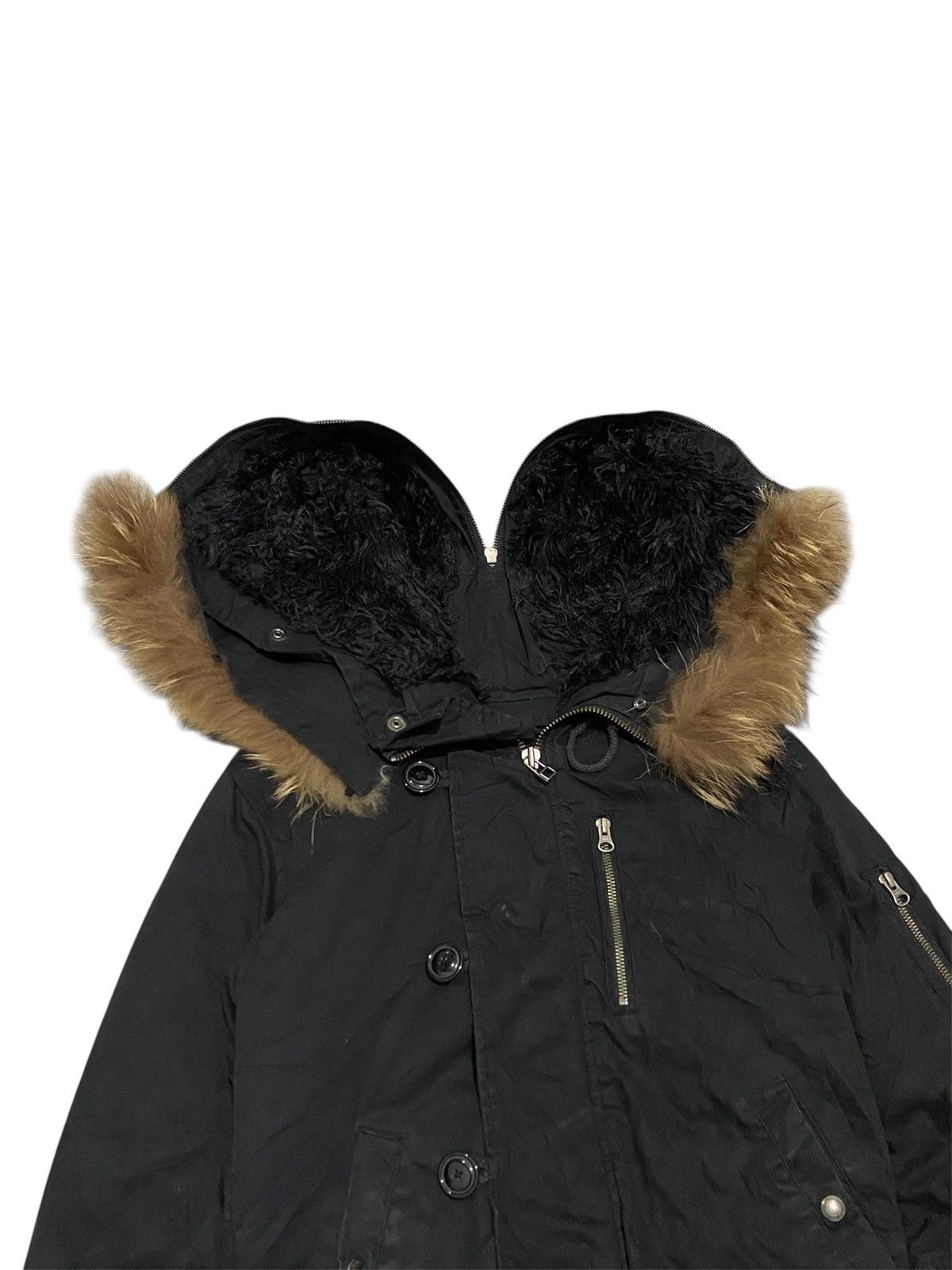 Vanquish 2000's Vanquish Furhoodie Apocalypse Bomber Jacket Size M / US 6-8 / IT 42-44 - 2 Thumbnail