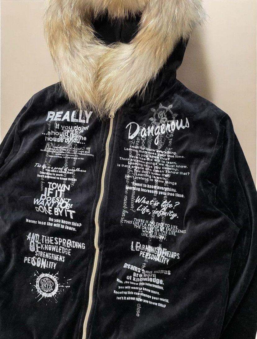 Japanese Brand VTG Beaumont Poem faux fur Ifsixwasnine LGB Hoodie Size US L / EU 52-54 / 3 - 3 Thumbnail