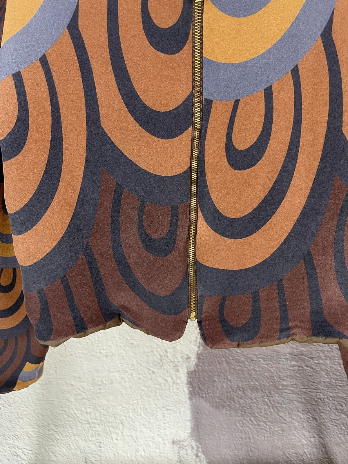 Roberta di Camerino 100% silk abstract reversible jacket