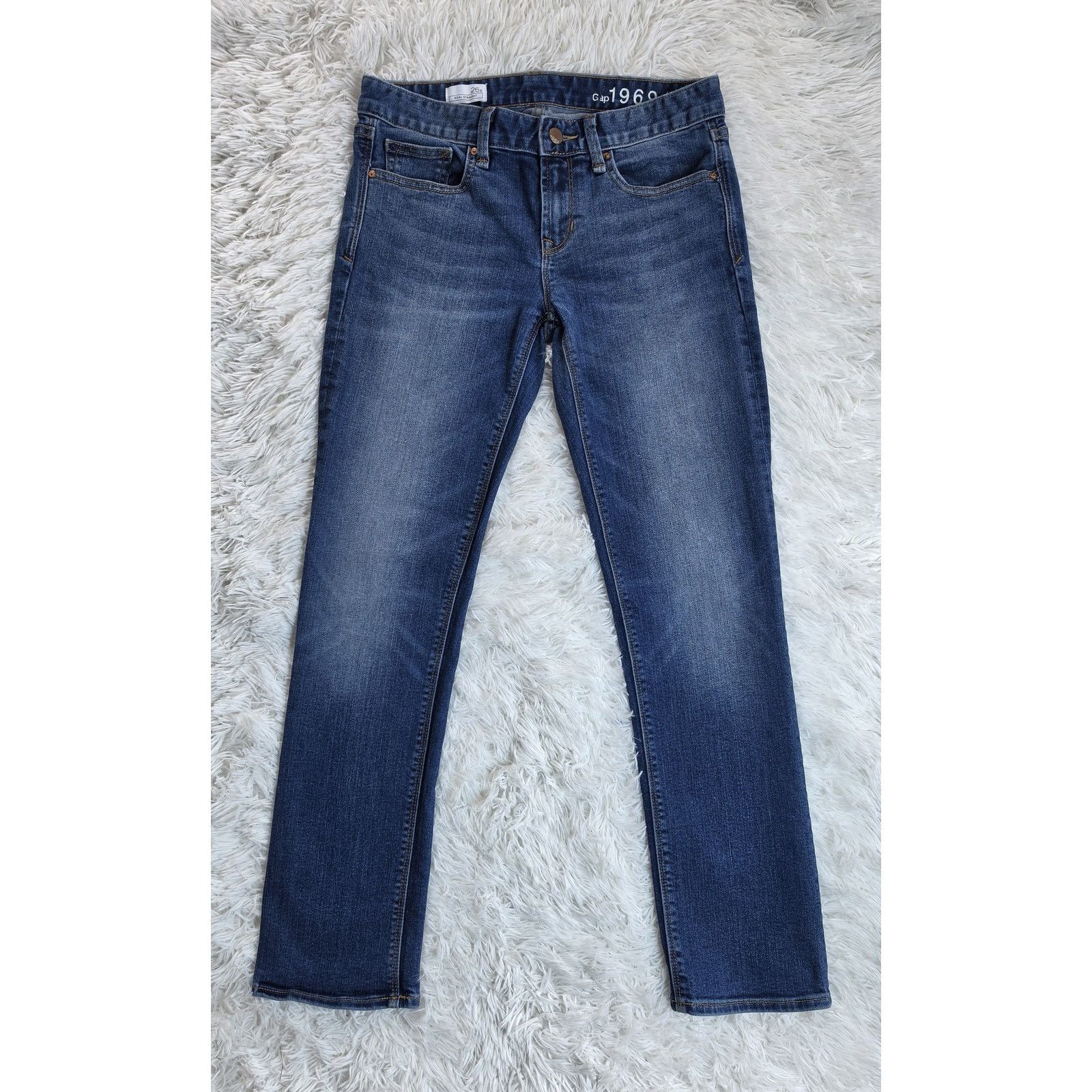 Gap Gap Always Straight Jeans 26 / 2 Short Size 26" / US 2 / IT 38 - 2 Thumbnail