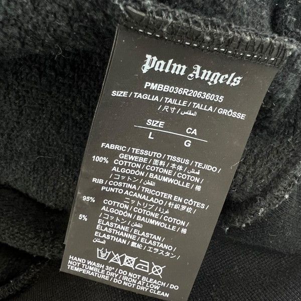 Palm Angels Palm Angels Black Spellout Hoodie Size US L / EU 52-54 / 3 - 6 Thumbnail