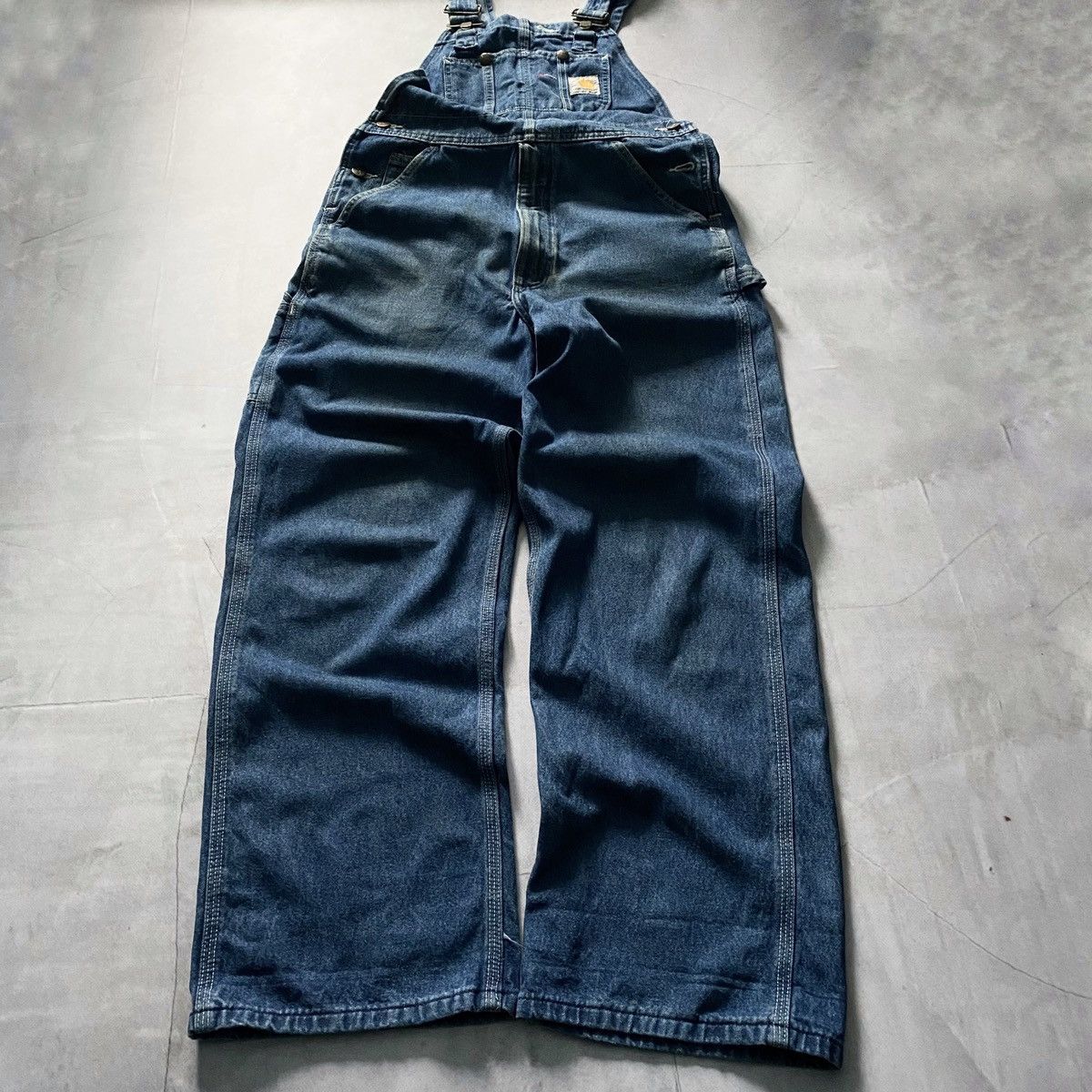 Carhartt × Vintage Grail Vintage Carhartt Faded Painted Overall Y2K Size US 30 / EU 46 - 3 Thumbnail
